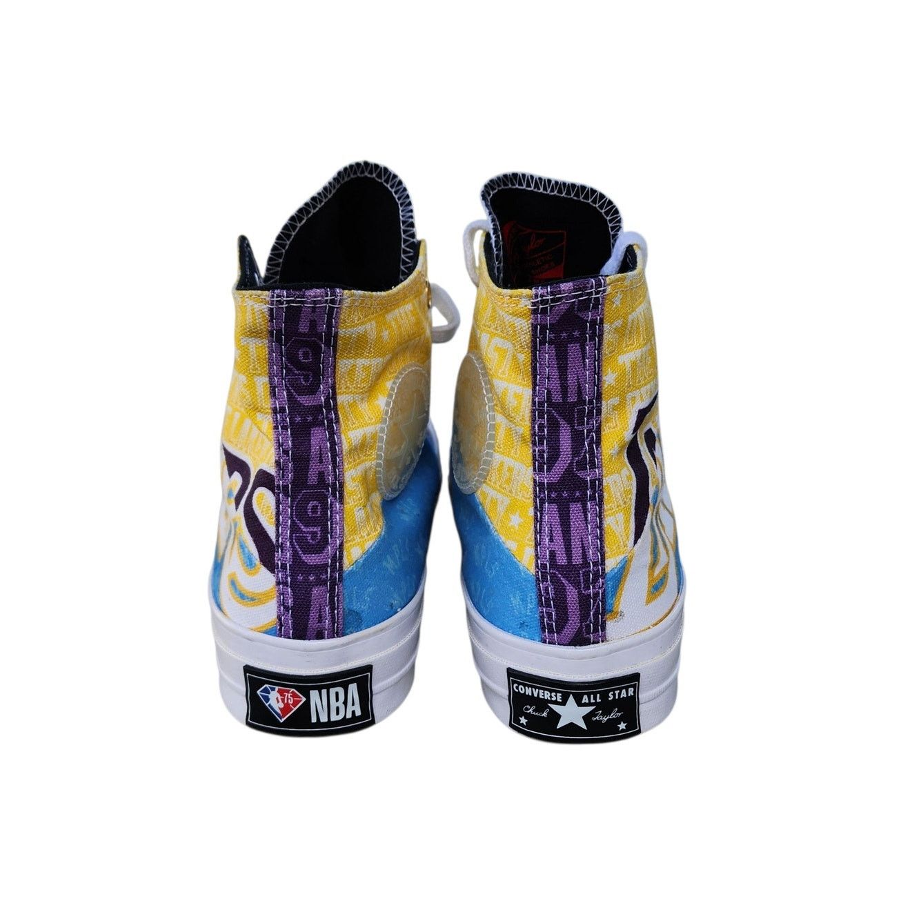 Converse NBA x Converse Chuck 70 Los Angeles Lakers Canvas Sneakers Size US 8.5 / IT 38.5 - 3 Thumbnail