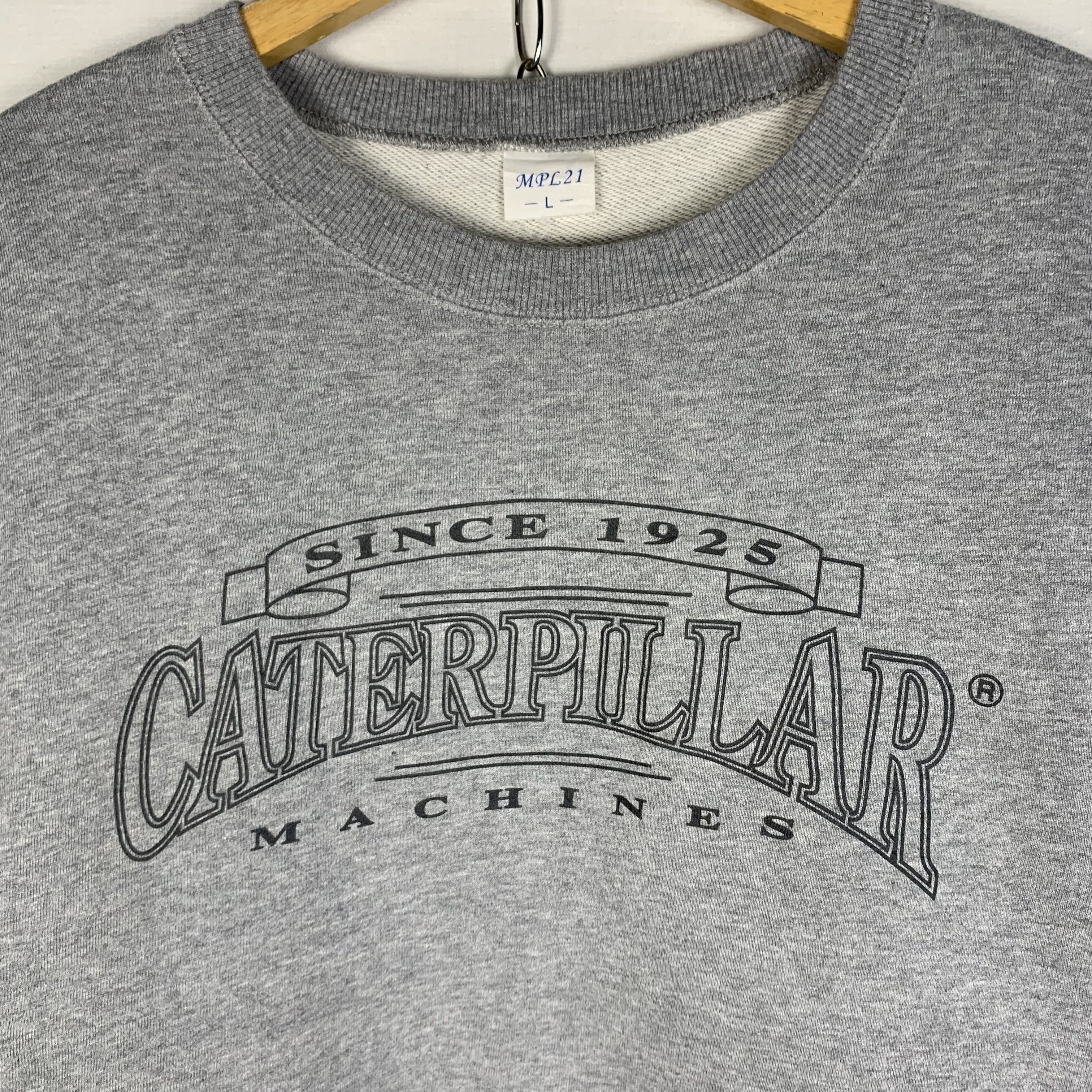 Japanese Brand Caterpillar Machines Sweatshirt Crewneck Size US L / EU 52-54 / 3 - 2 Thumbnail