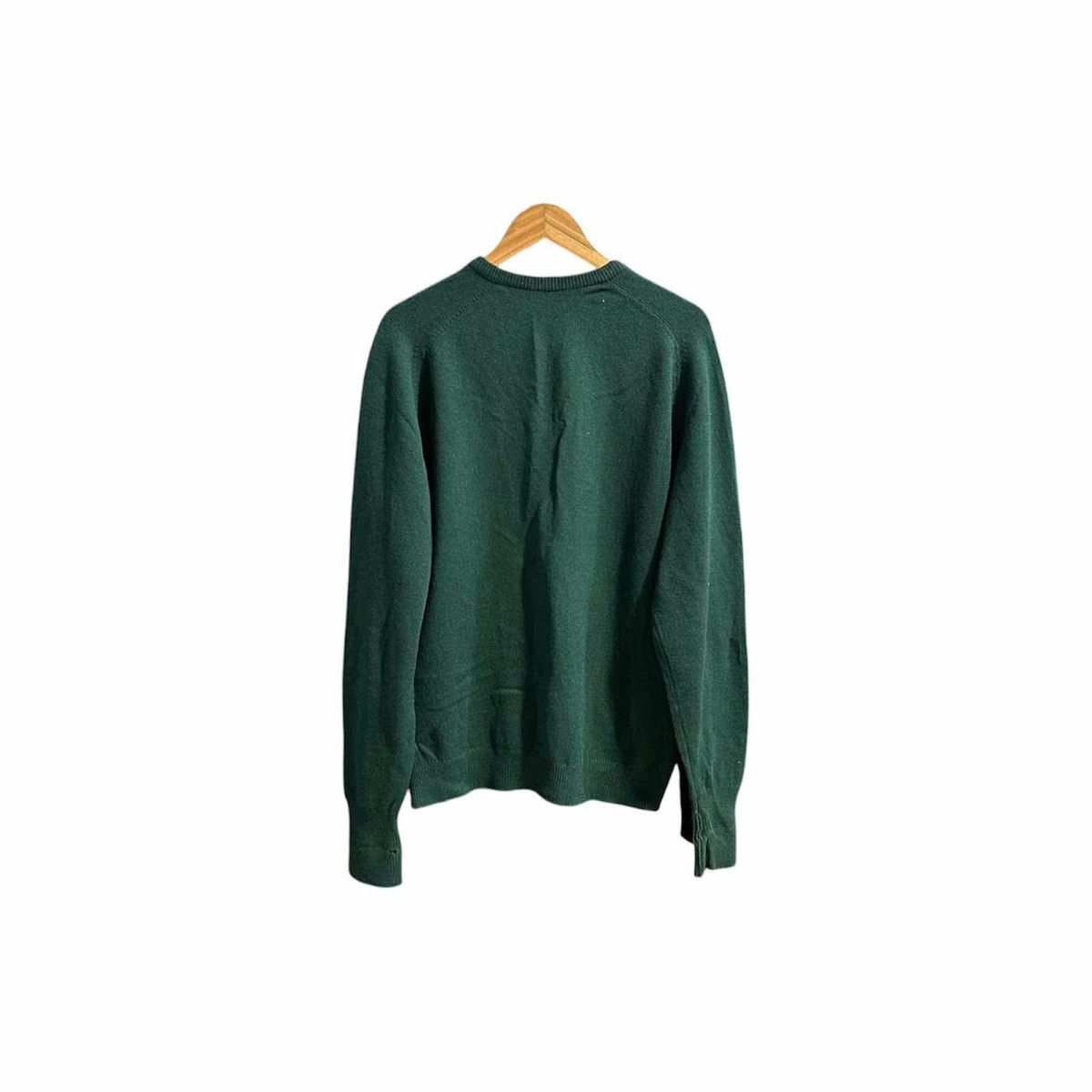 Burberry × Vintage 🔥Vintage Burberrys Lambswool Sweater Forest Green Size US XL / EU 56 / 4 - 11 Thumbnail