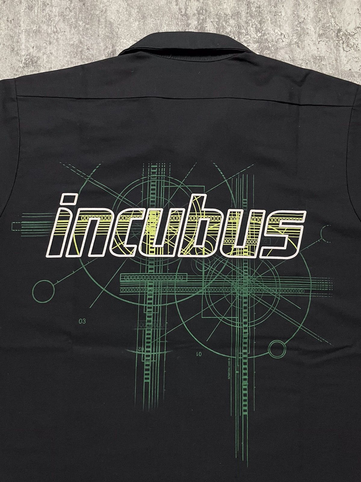 Band Tees 🔥 RARE Vintage Y2K 2001 Incubus PARDON ME Red Kap Workshirt Size US L / EU 52-54 / 3 - 3 Thumbnail