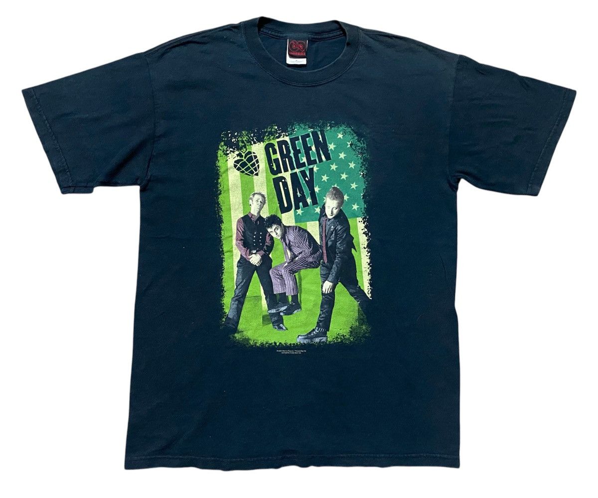 Band Tees × Vintage Vintage Y2K Green Day American Rock Band Size US M / EU 48-50 / 2 - 1 Thumbnail