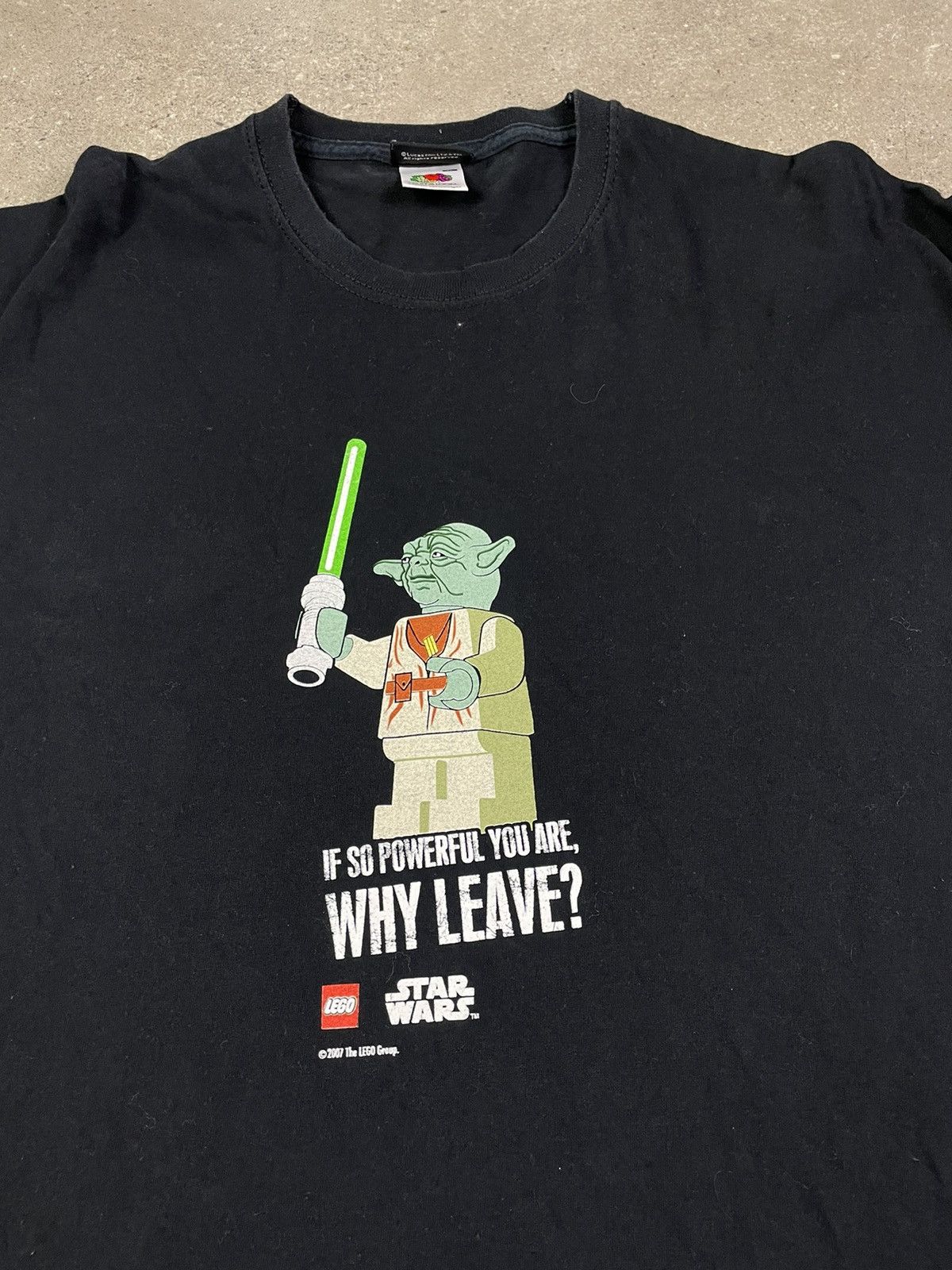 LEGO × Star Wars × Vintage Vintage 2007 Lego Star Wars Yoda T Shirt Size US XL / EU 56 / 4 - 2 Thumbnail