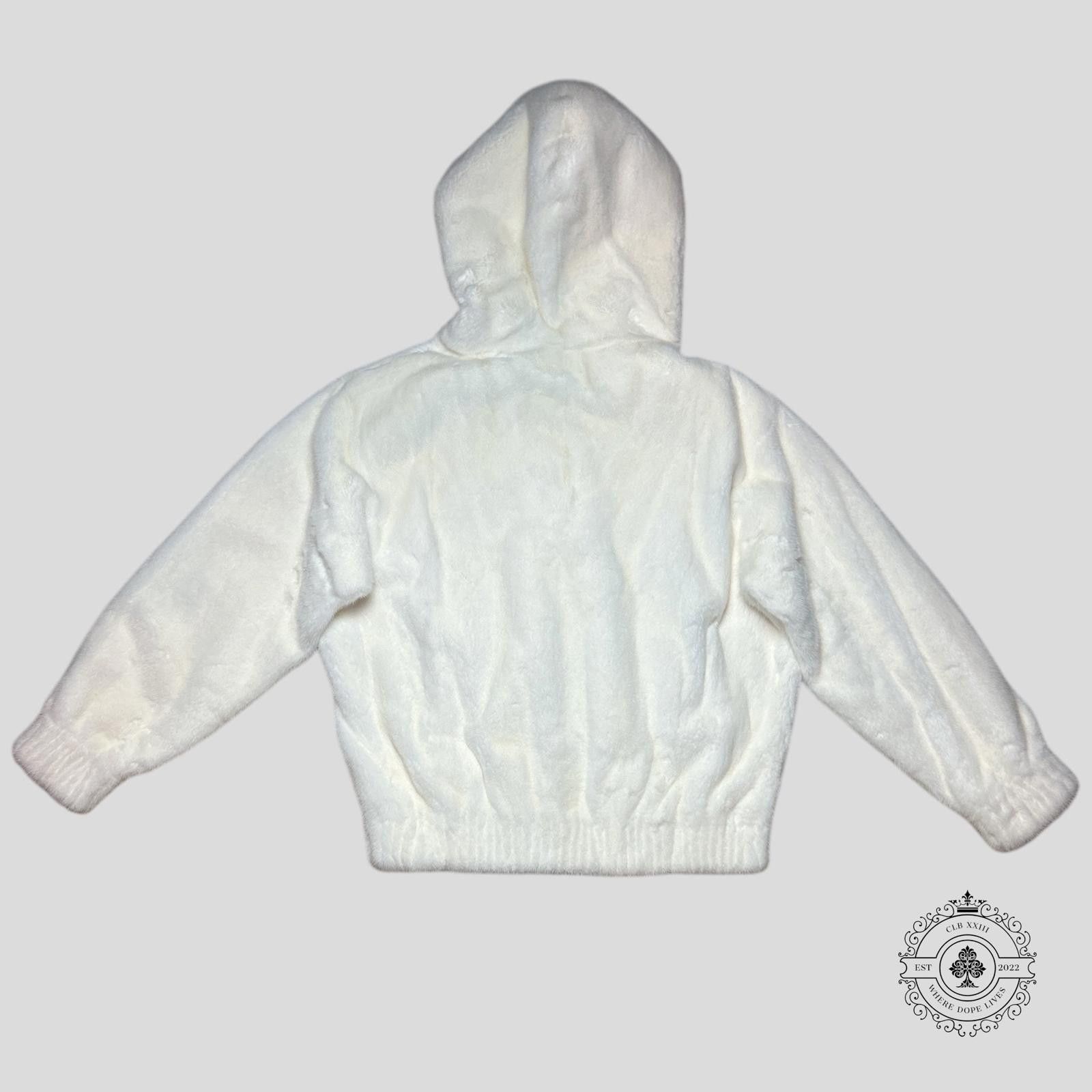Louis Vuitton Louis Vuitton Mink Hoodie in White Size US XL / EU 56 / 4 - 2 Thumbnail
