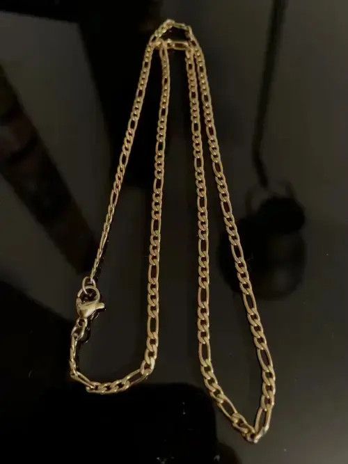 Jewelry 20” Stainless Steel Figaro Chain Size ONE SIZE - 4 Thumbnail