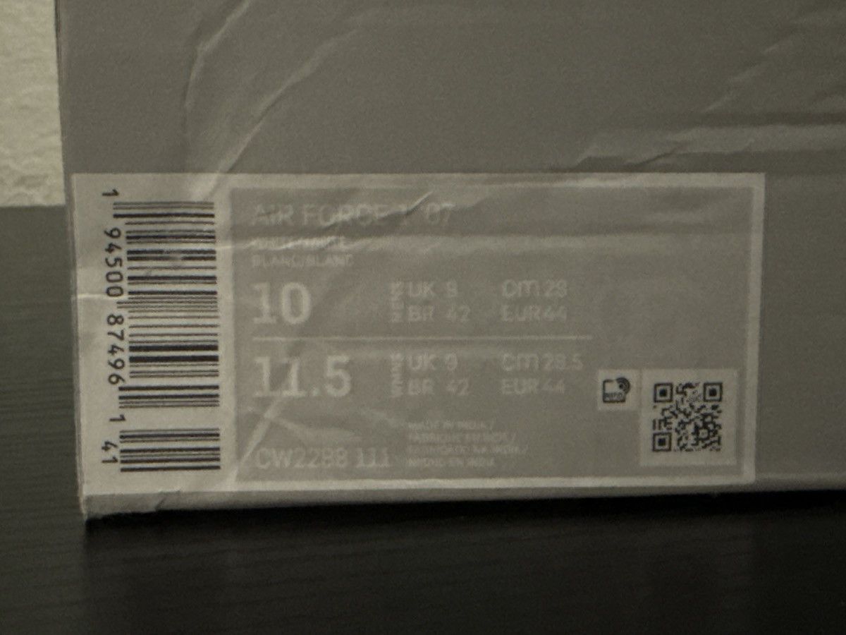 Nike × Travis Scott Brand New Travis Scott Nike Utopia Air Force 1 Size US 10.5 / EU 43-44 - 8 Thumbnail