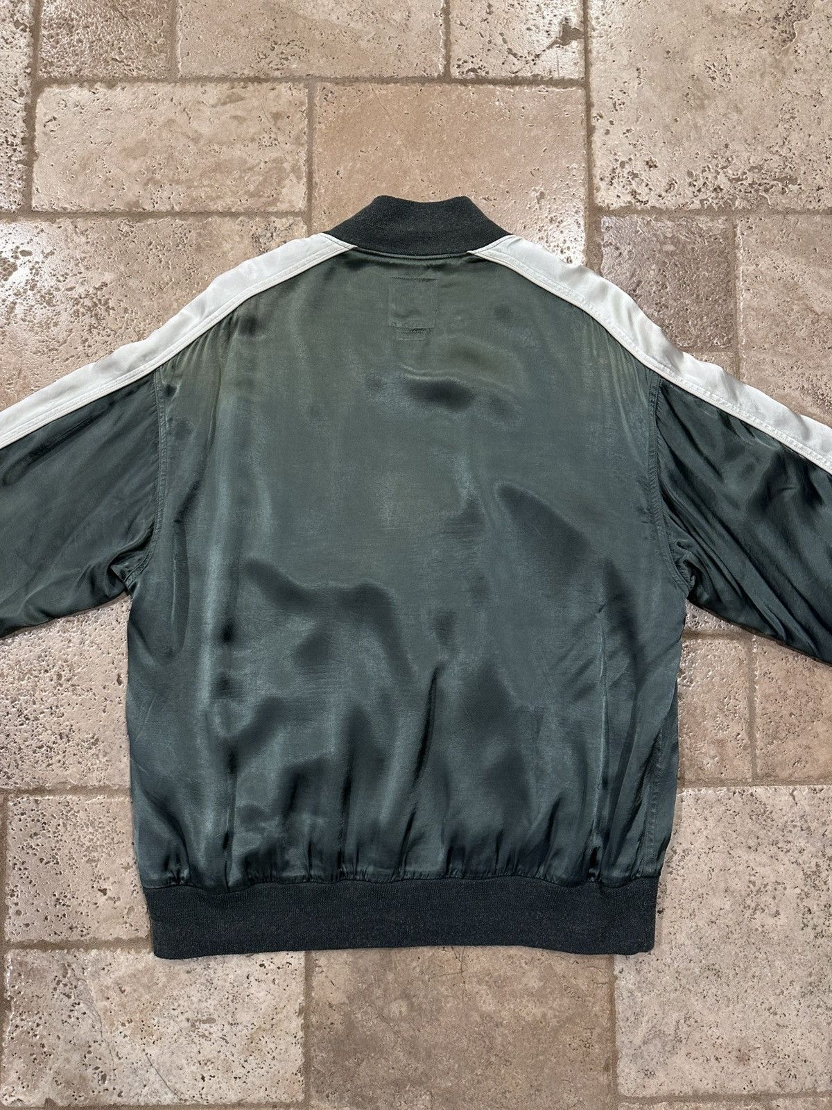 Visvim Visvim Douglas Jkt SS21 Satin Green Zip Souvenir Jacket Size US XL / EU 56 / 4 - 10 Thumbnail