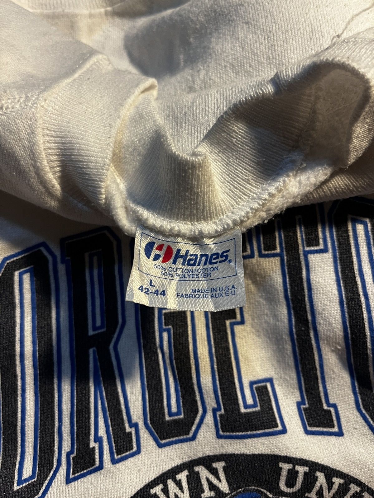 Vintage Vintage 80’s Georgetown University sweatshirt Size US L / EU 52-54 / 3 - 2 Thumbnail