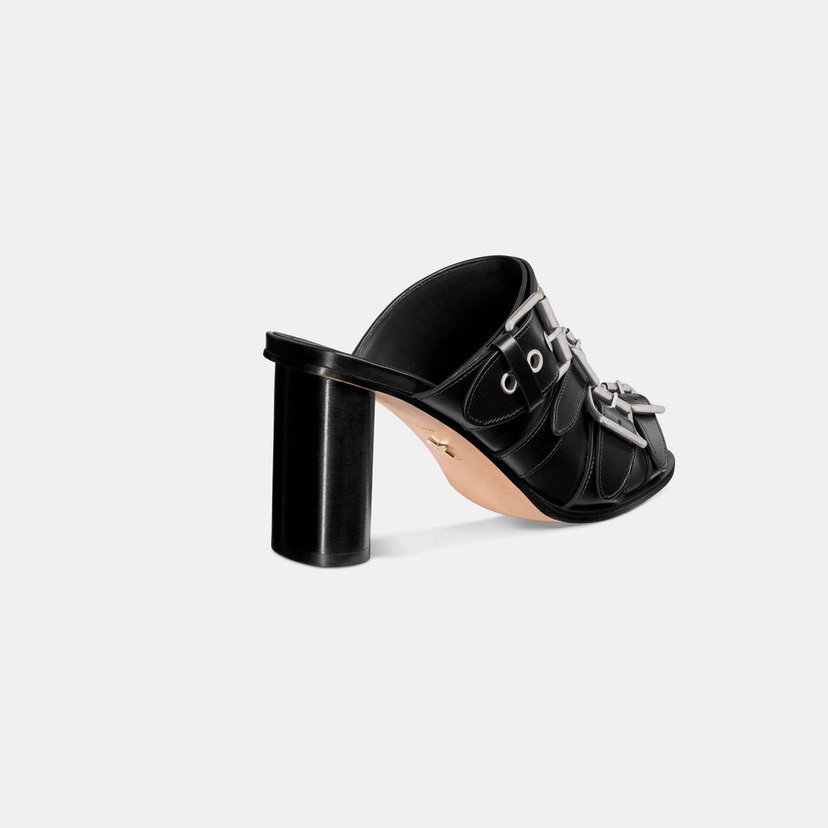 Dior o1bcso1str0226 Dior Punk Heeled Slide in Black Size US 5 / IT 35 - 3 Thumbnail