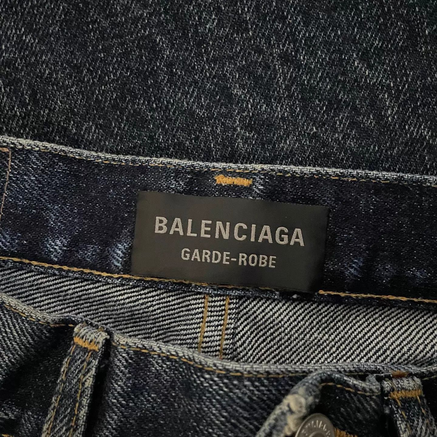 Balenciaga Balenciaga Garde-robe 23SS Vintage Loose Men's Denim 30 Size US 30 / EU 46 - 4 Thumbnail