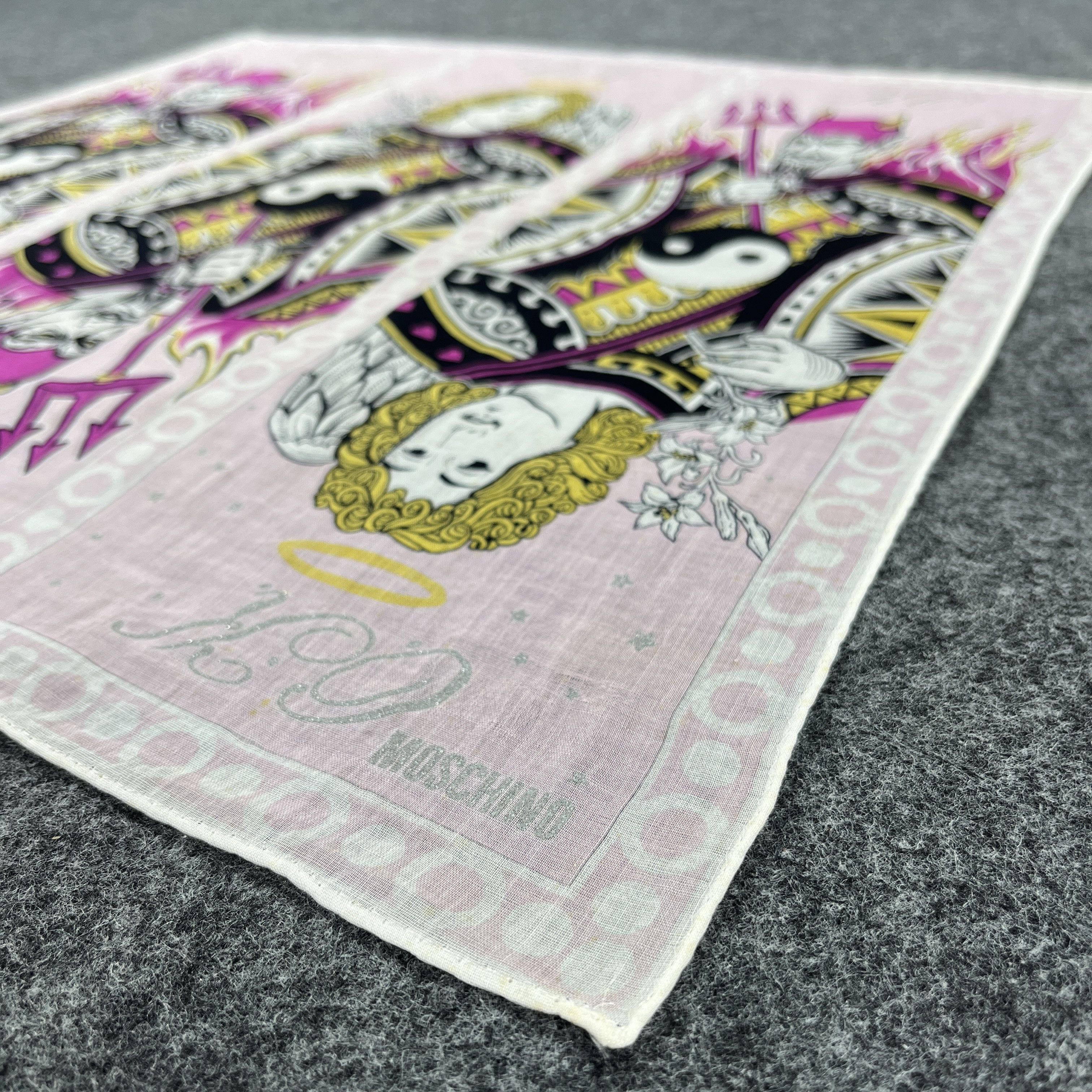 Moschino × Vintage Vintage Moschino Handkerchief / Bandana / Neckerchief B317 Size ONE SIZE - 6 Thumbnail