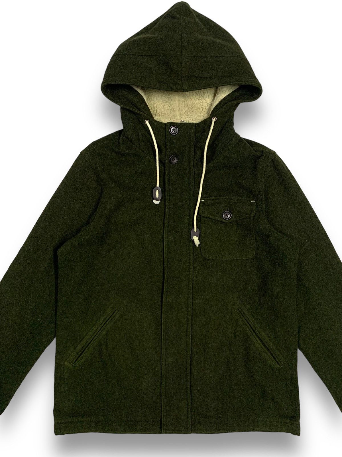 Japanese Brand Japanese Brand Y2K Browny FullZip Sherpa Lined Hooded Jacket Size US M / EU 48-50 / 2 - 4 Thumbnail