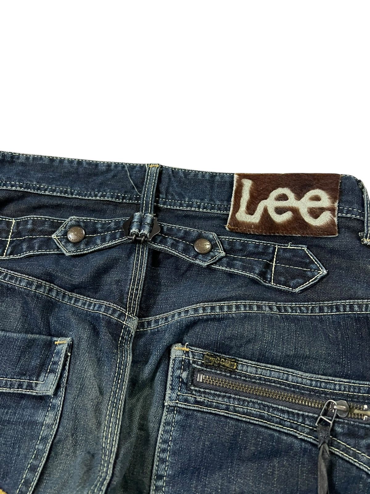 If Six Was Nine Lee Cowboy Backle Back Jean Size US 30 / EU 46 - 18 Thumbnail