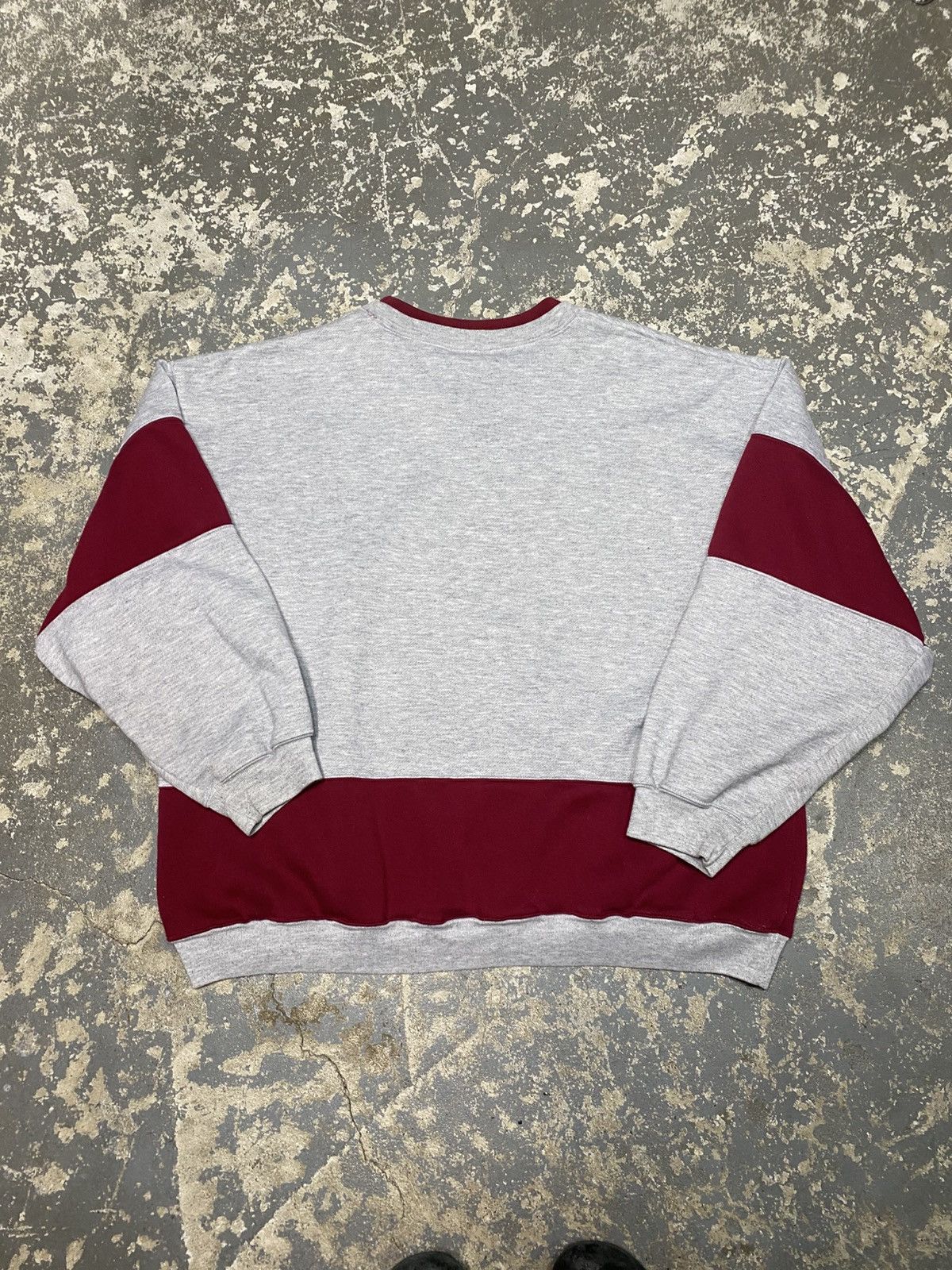 Vintage Vintage First Run Blank Stripe Pullover Crewneck Sweatshirt Size US XL / EU 56 / 4 - 7 Thumbnail
