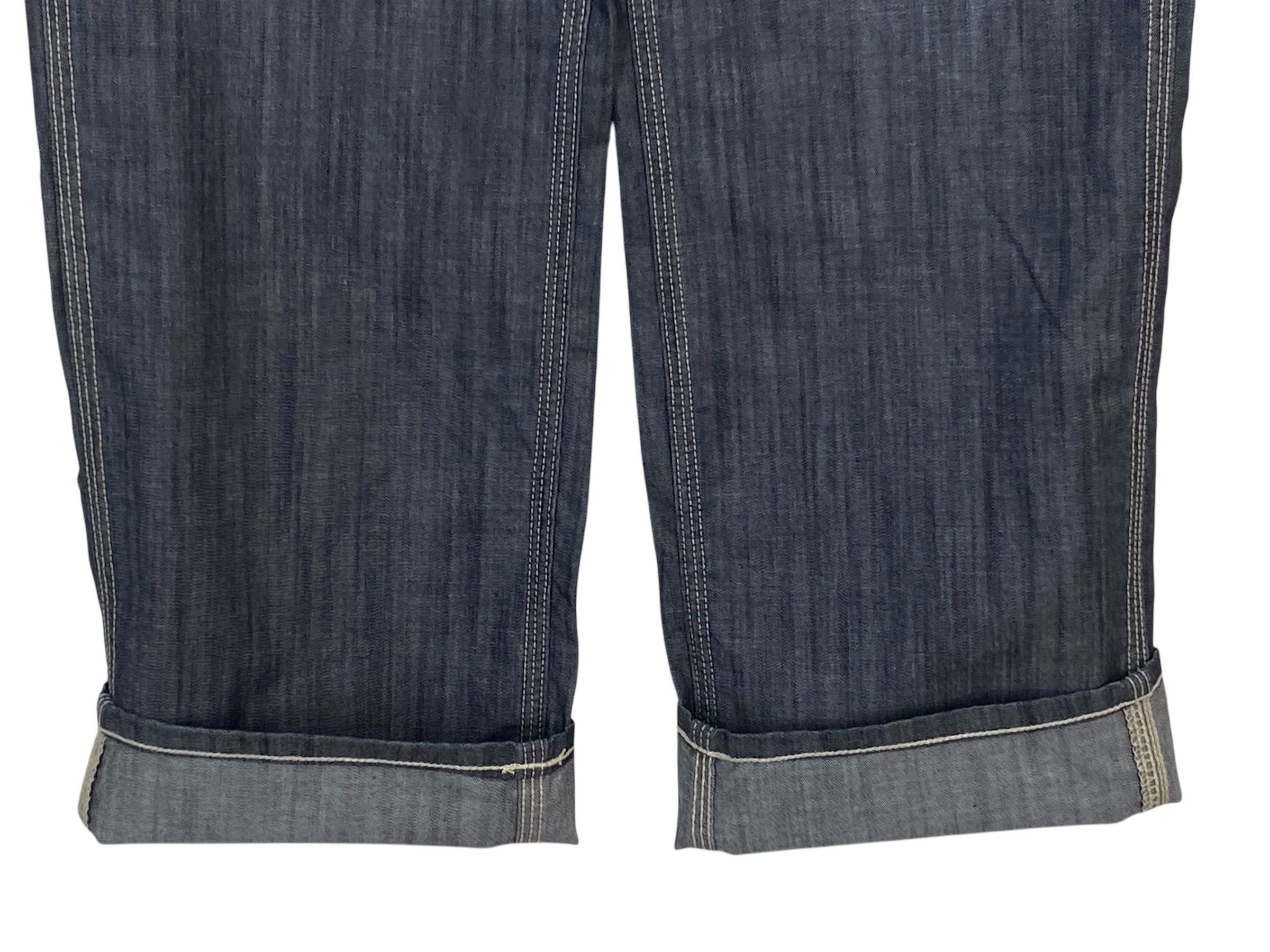Japanese Brand BackNumber Japanese Vintage Pants 90s BaggyWideLegStreetwear Size US 29 - 8 Thumbnail