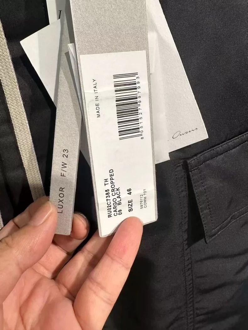 Rick Owens New Rick Owens Cargo Pants-2508 Size US 36 / EU 52 - 2 Thumbnail