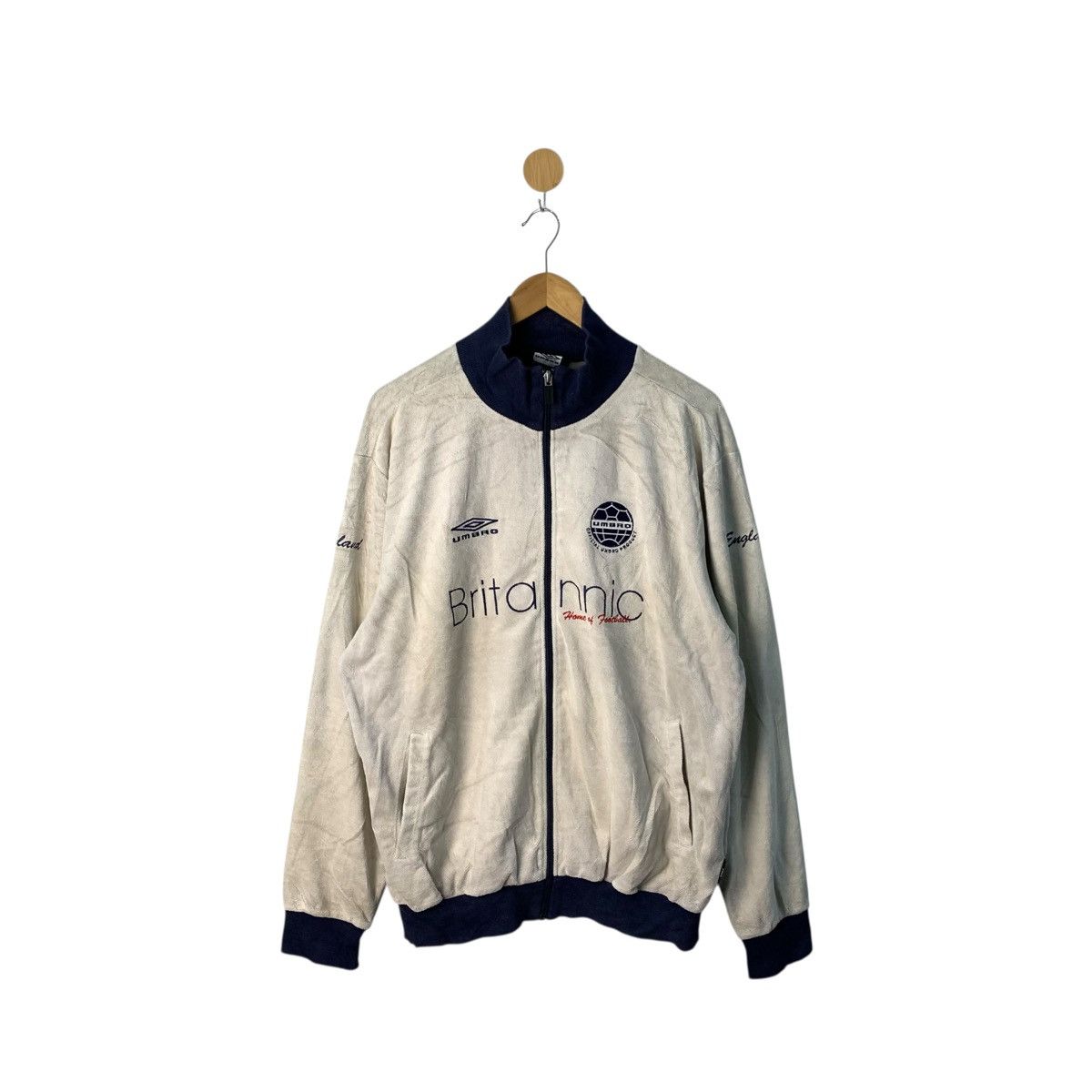 Umbro Vintage Umbro Jacket / Umbro 90s Sweater/ Britannic England Size US L / EU 52-54 / 3 - 1 Thumbnail