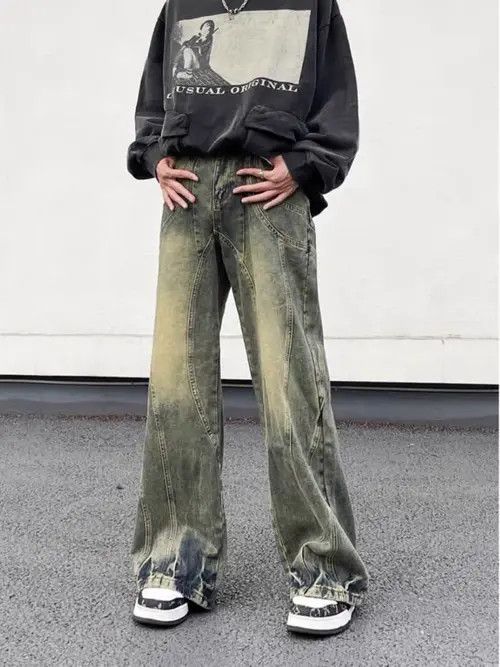 Japanese Brand Hiroko x Hioki Light Blue High Street Vintage Loose Jeans Size US 32 / EU 48 - 2 Thumbnail