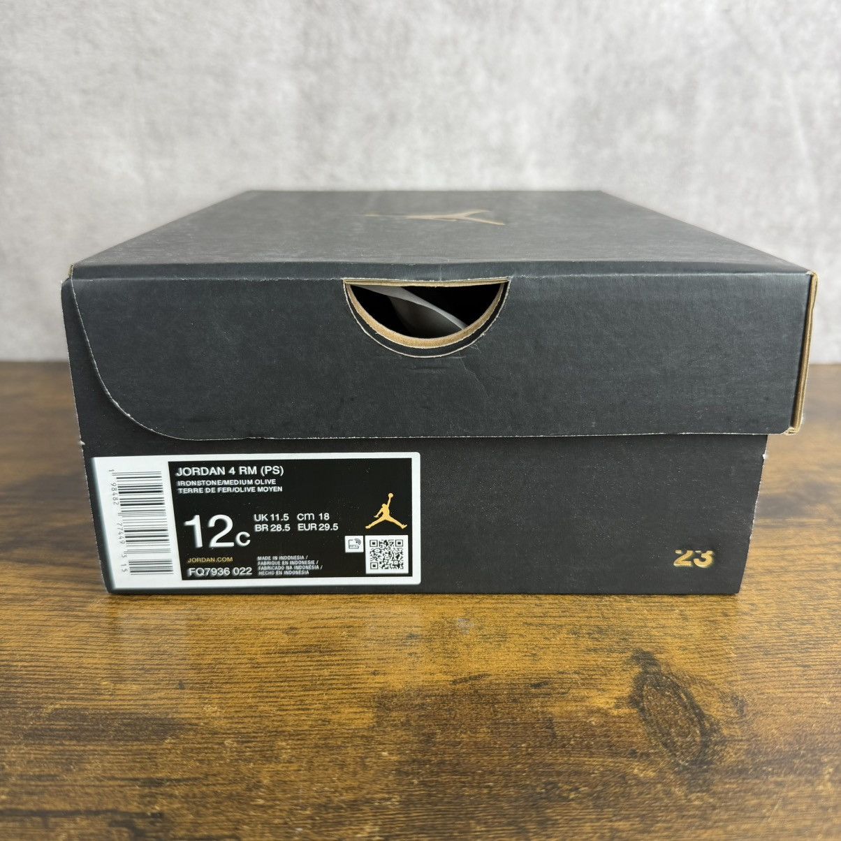 Jordan Brand NEW Jordan 4 RM Ironstone Sz 12C Preschool FQ7936-022 Youth Size US 12 / EU 45 - 9 Thumbnail