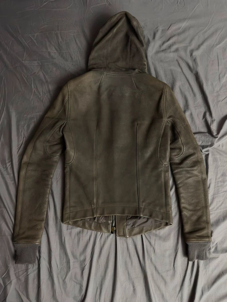 Rick Owens Rick Owens Ninja hooded leather coat-2505 Size US S / EU 44-46 / 1 - 3 Thumbnail