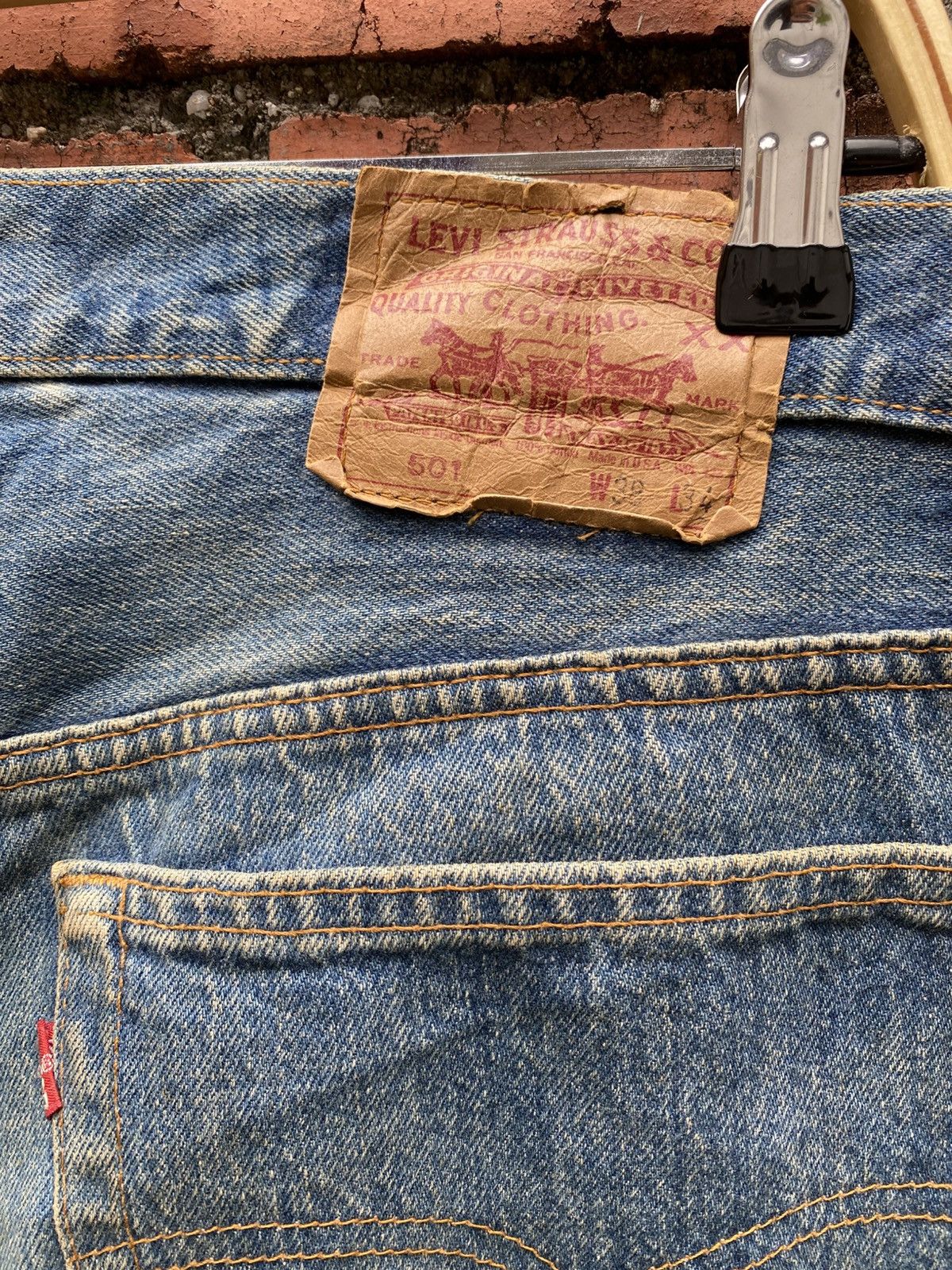 Levi's Vintage Clothing W37x27.5 Vintge levi's 501 made in usa Size US 37 - 5 Thumbnail