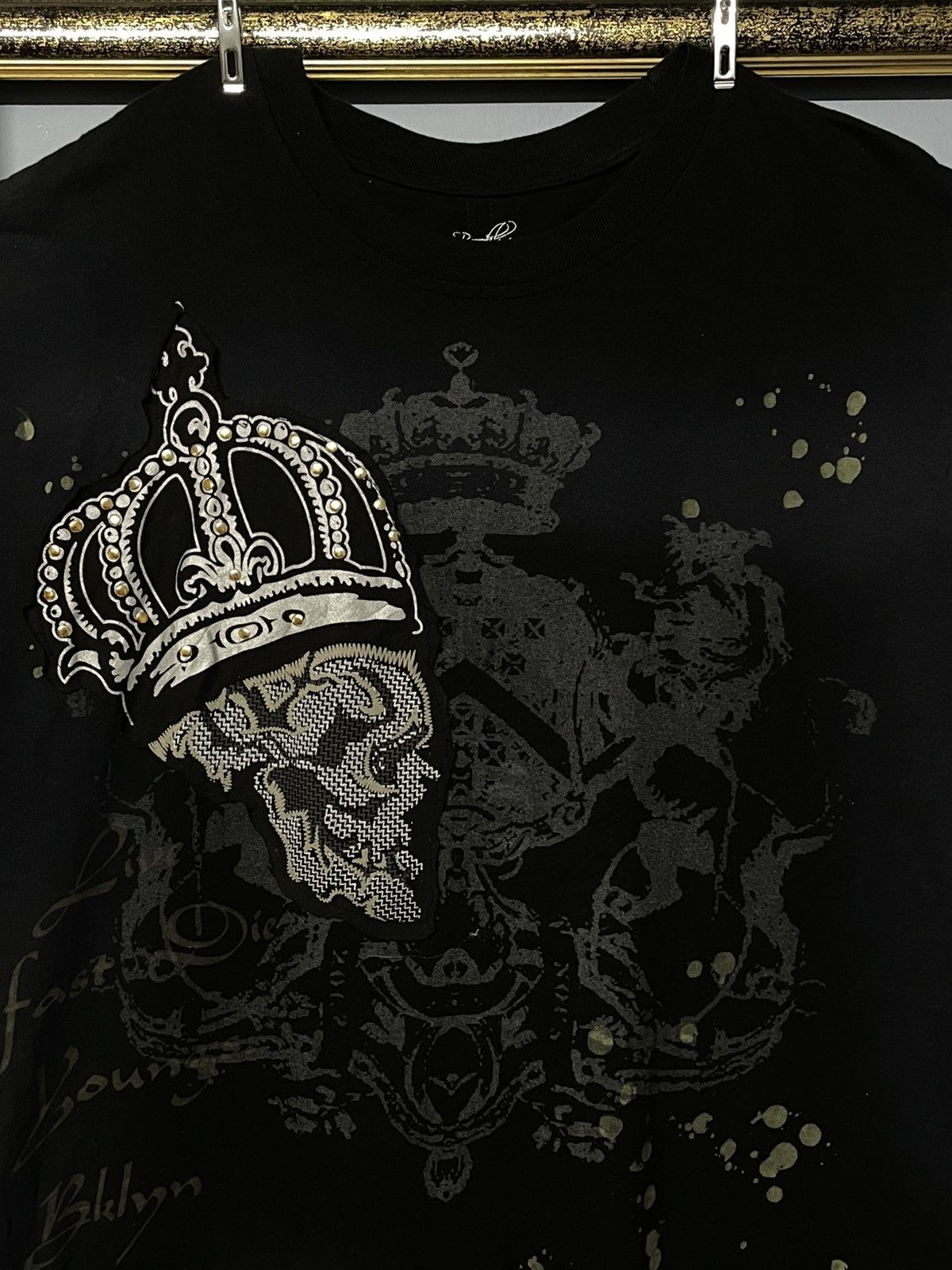Affliction Vintage Japan Designer Xpress Skull Big Head Faded Tee Size US XXL / EU 58 / 5 - 4 Thumbnail