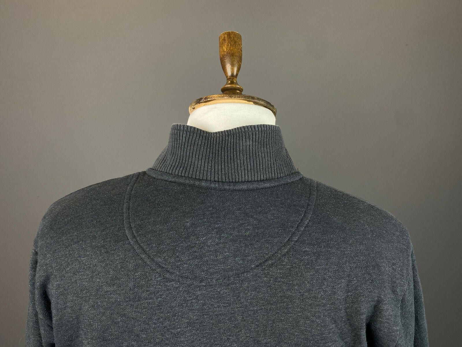 Orvis Men Orvis Gray High Neck 1/4 Zip Long Sleeve Sweater Size L Size US L / EU 52-54 / 3 - 6 Thumbnail