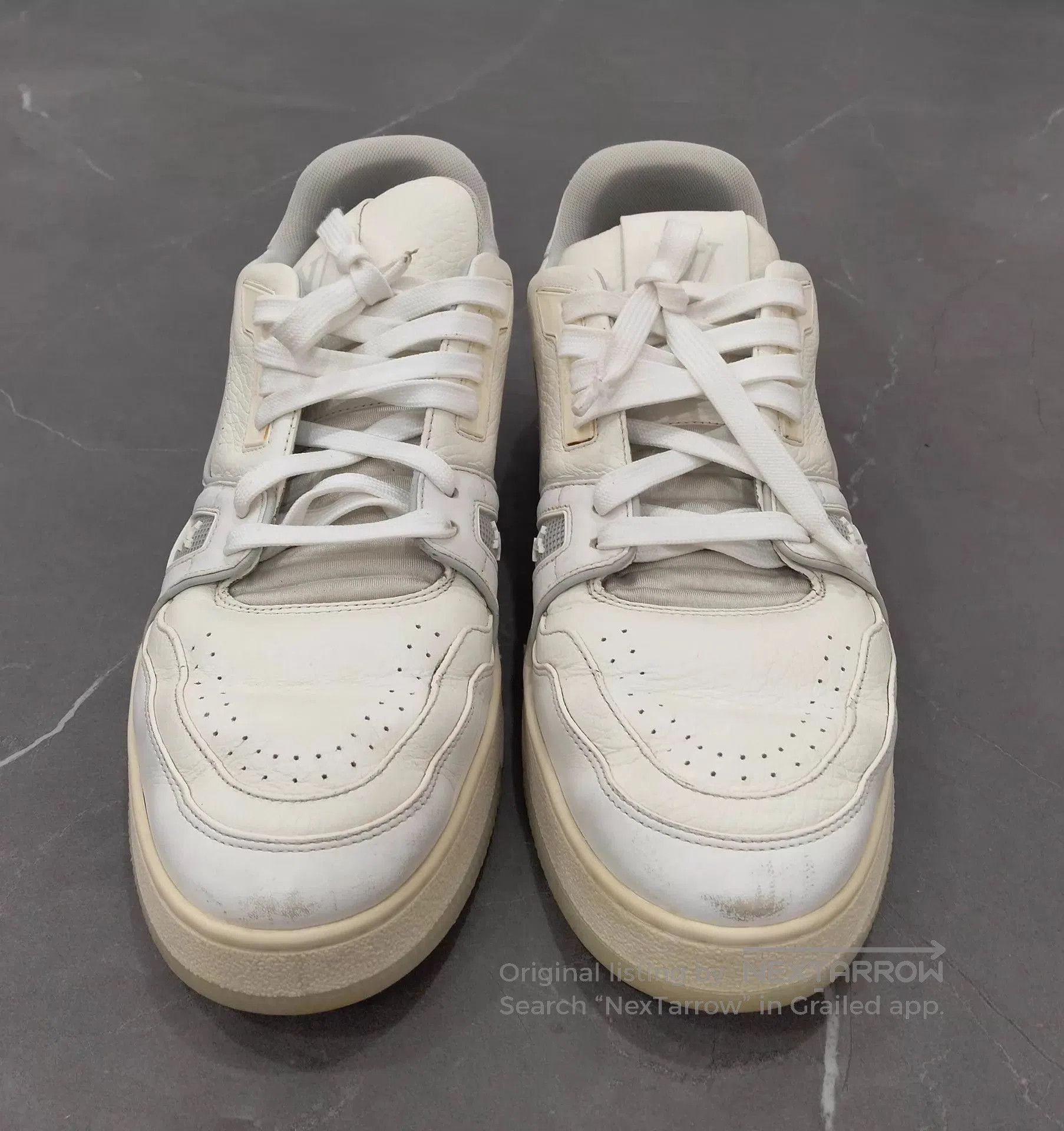 Louis Vuitton White Low. Size US 9 / EU 42 - 4 Thumbnail