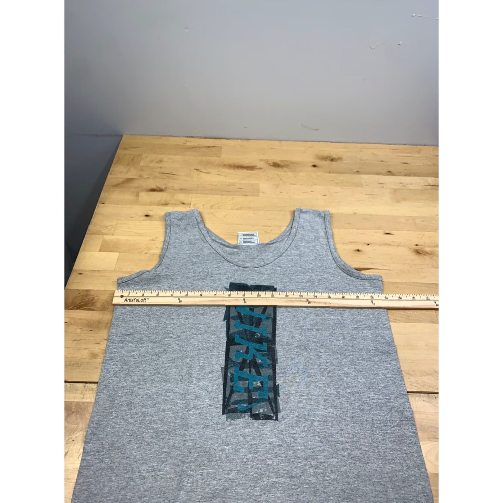 Nike VINTAGE Nike Tank Top Mens M Gray 90s USA Activewear Sleeveless Logo Shirt Size US M / EU 48-50 / 2 - 5 Thumbnail