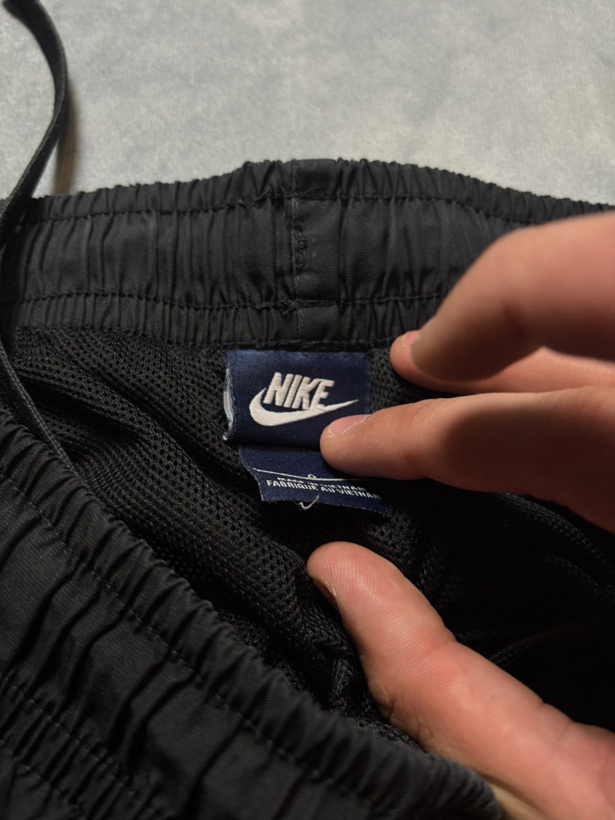 Nike Nike Black Track Pants Joggers Swoosh Logo – Größe L Size US 40 / EU 56 - 3 Thumbnail