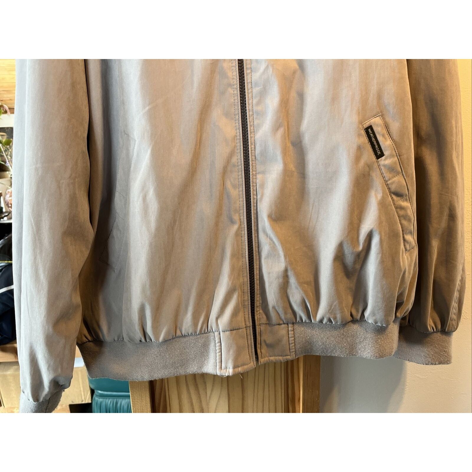 Weatherproof Weatherproof Men’s XL Gray Zip Cotton Polyester Nylon Jacket Size US XL / EU 56 / 4 - 16 Thumbnail