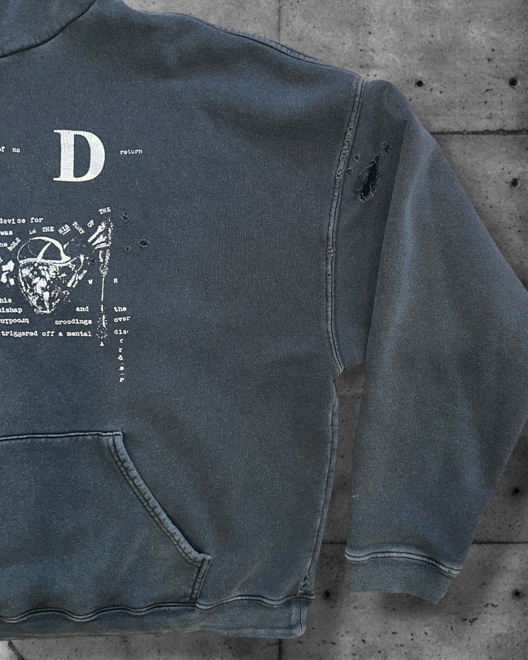 Enfants Riches Deprimes ENFANTS RICHES DEPRIMES My Role in the War Hoodie XL Size US XL / EU 56 / 4 - 5 Thumbnail