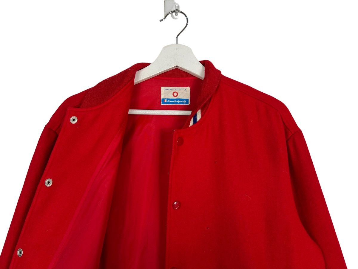 Champion 🔥 1980s VINTAGE CHAMPION VARSITY BOMBER JACKET Size US L / EU 52-54 / 3 - 10 Thumbnail
