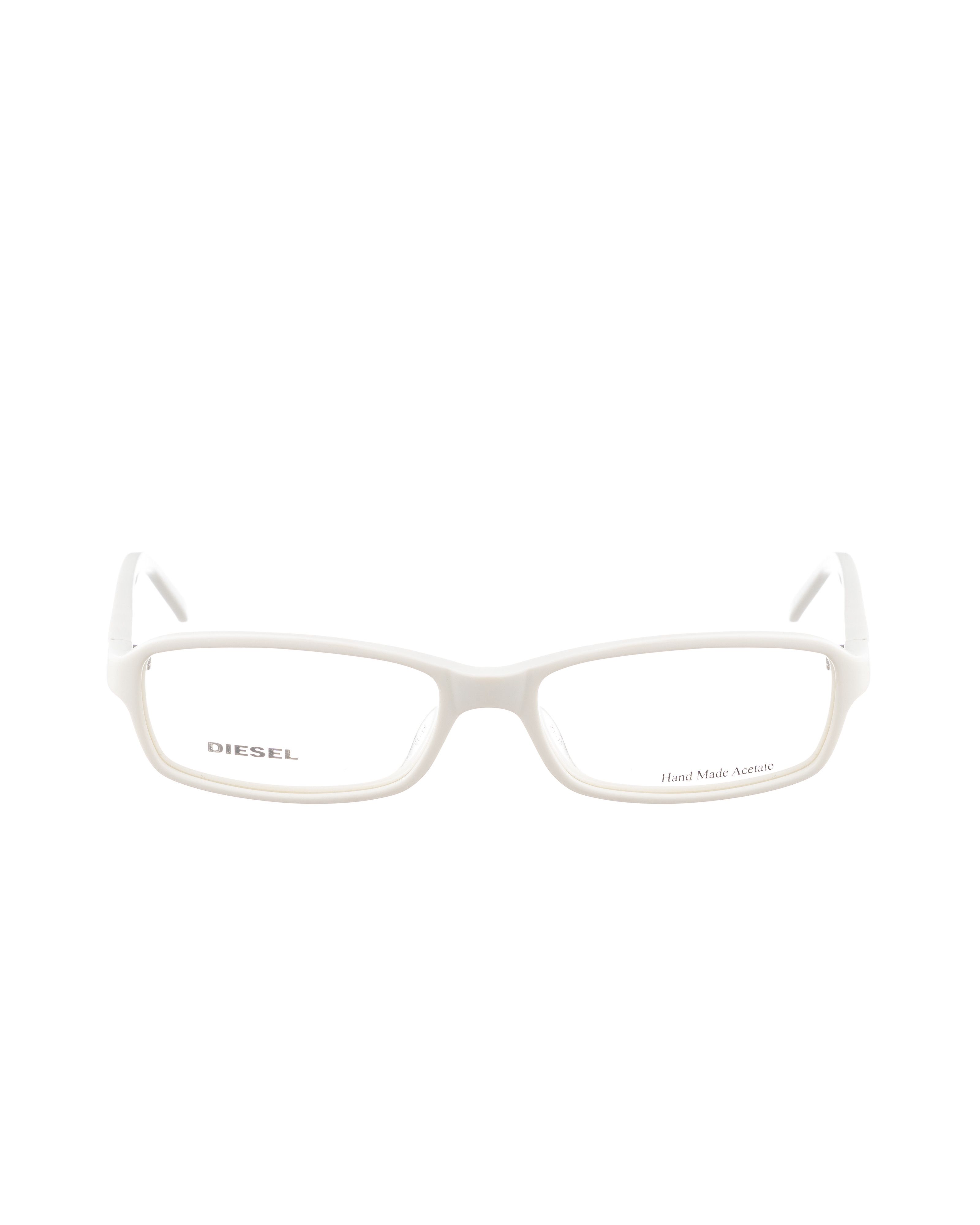 Diesel Diesel 00s White Thin Plastic Glasses with Circle Cut Outs Size ONE SIZE - 2 Thumbnail
