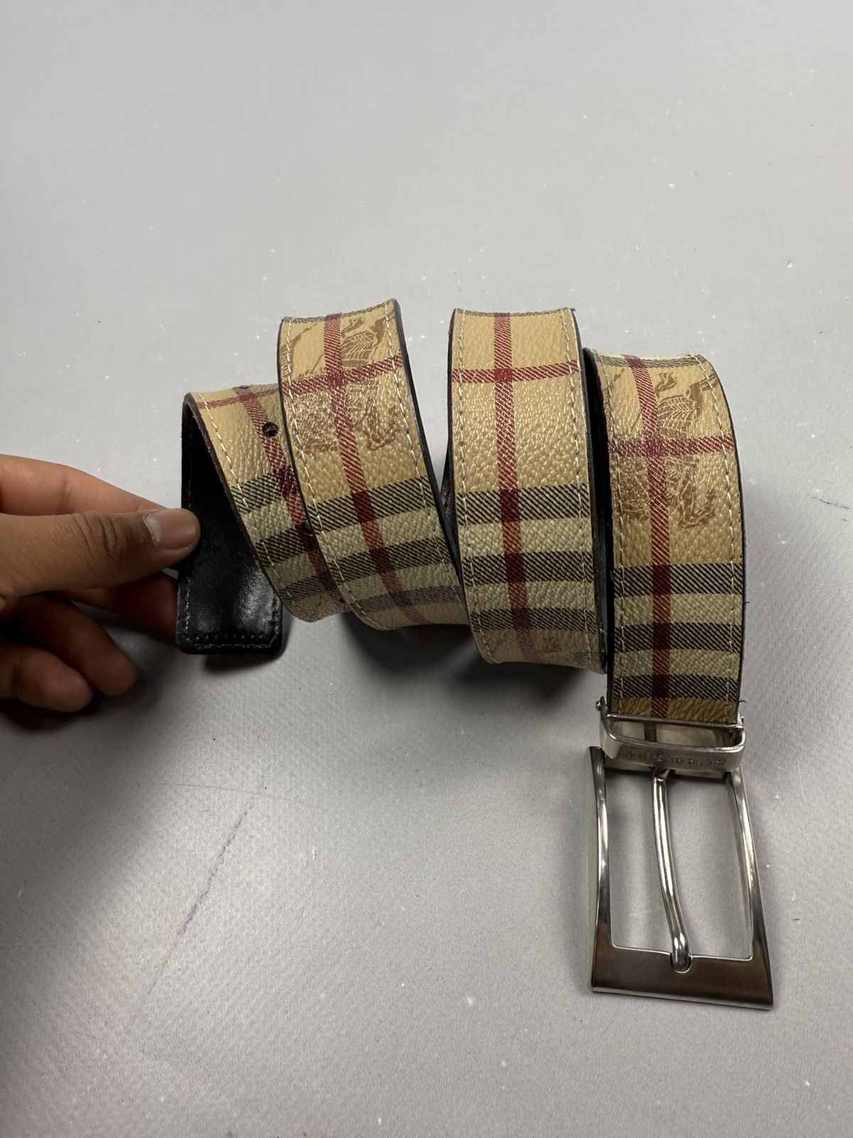 Burberry Burberry belt classic novachek leather iconic model size 105 Size ONE SIZE - 2 Thumbnail