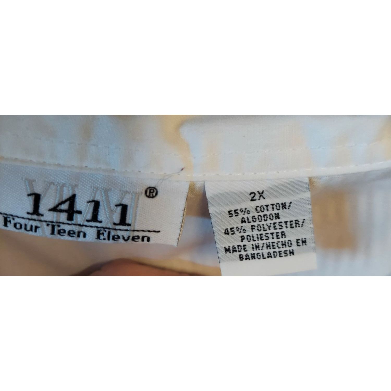 Other White Sleeveless Button-Up Blouse Plus Sz 2X & Apostlrophe P Size XXL / US 16-18 / IT 52-54 - 6 Thumbnail
