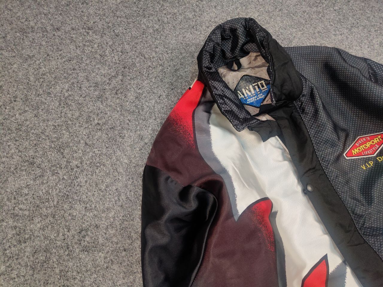 Vintage Vintage Akito Bikers Motorsport Lifestyle Racing Logo Jacket Size US L / EU 52-54 / 3 - 7 Thumbnail
