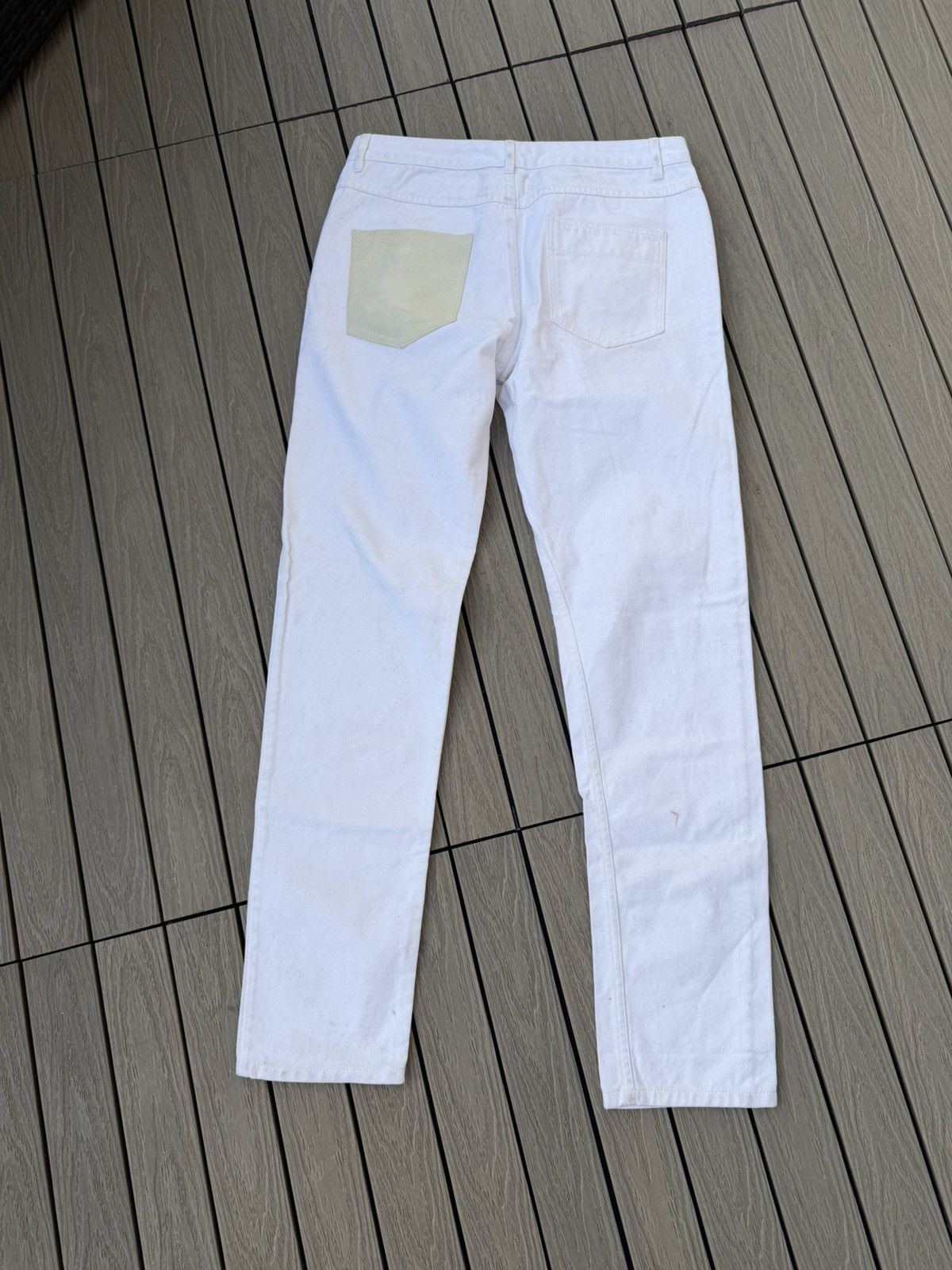 T by Alexander Wang T by Alexander Wang White Skinny Jeans Sample Pair Men’s 31 Size US 31 - 2 Thumbnail