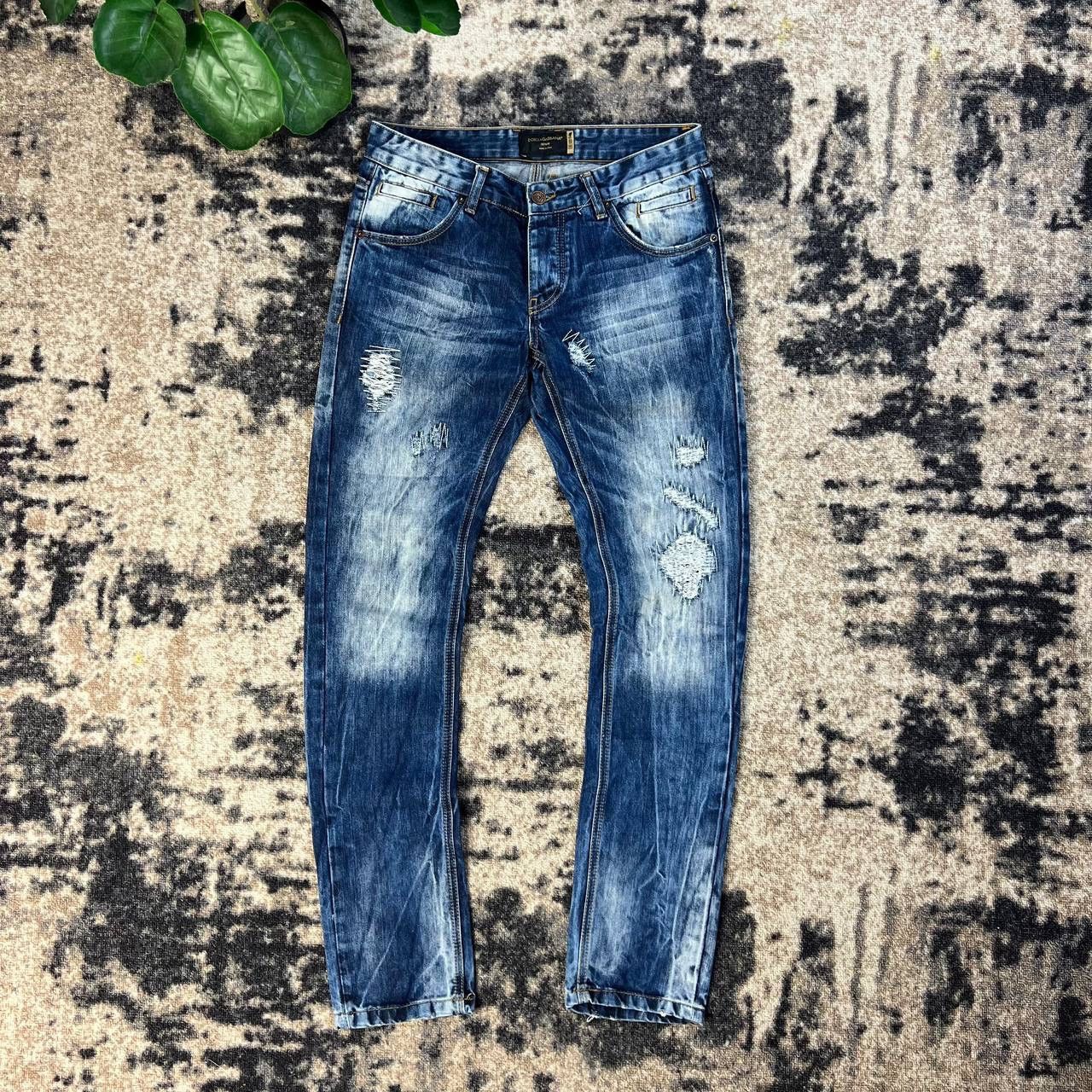 Dolce & Gabbana Dolce & Gabbana Gold Label Luxury Washed Denim Jeans Size US 31 - 2 Thumbnail