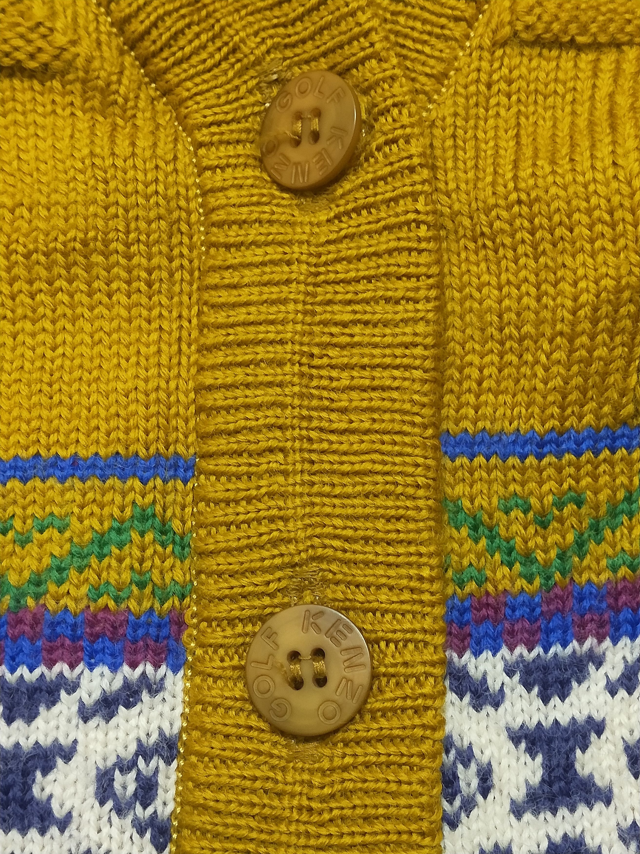 Kenzo × Vintage Vtg KENZO Vest Knit Navajo Size US M / EU 48-50 / 2 - 6 Thumbnail
