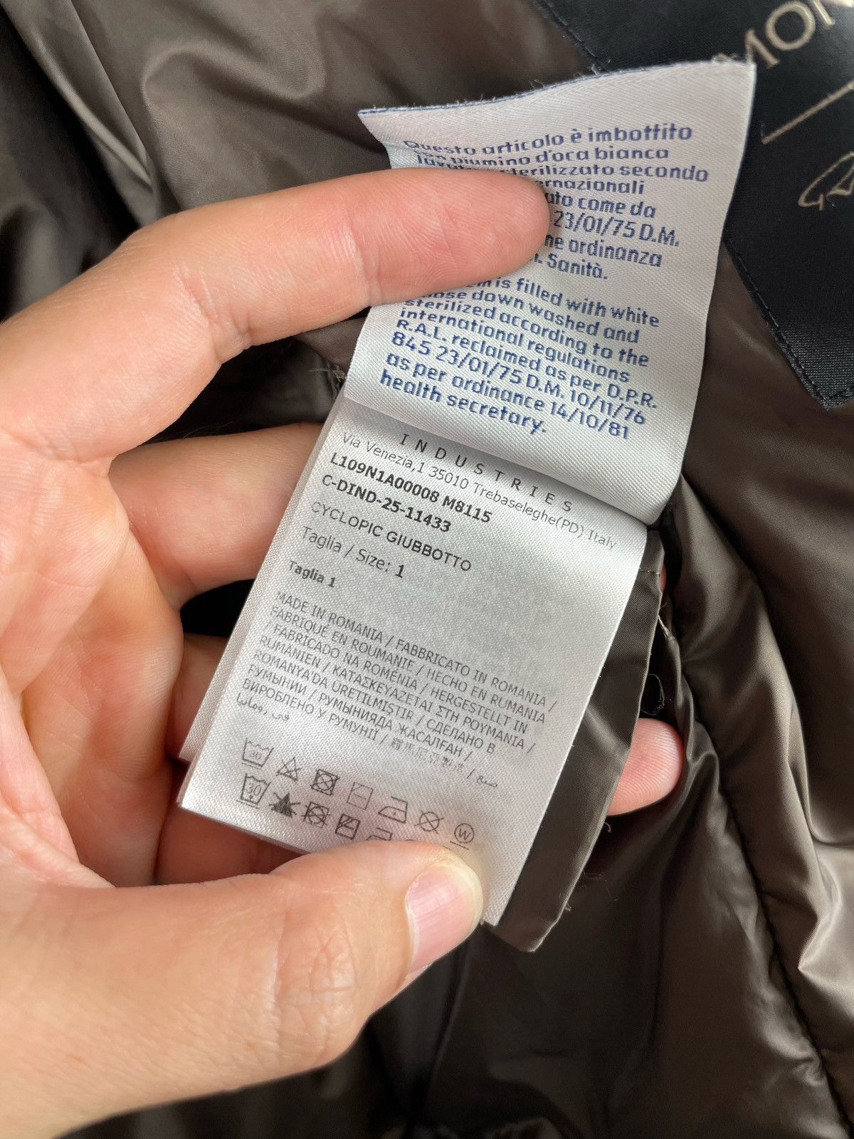 Moncler × Rick Owens Rick Owens x Moncler Back Zip Down Jacket Size US S / EU 44-46 / 1 - 14 Thumbnail