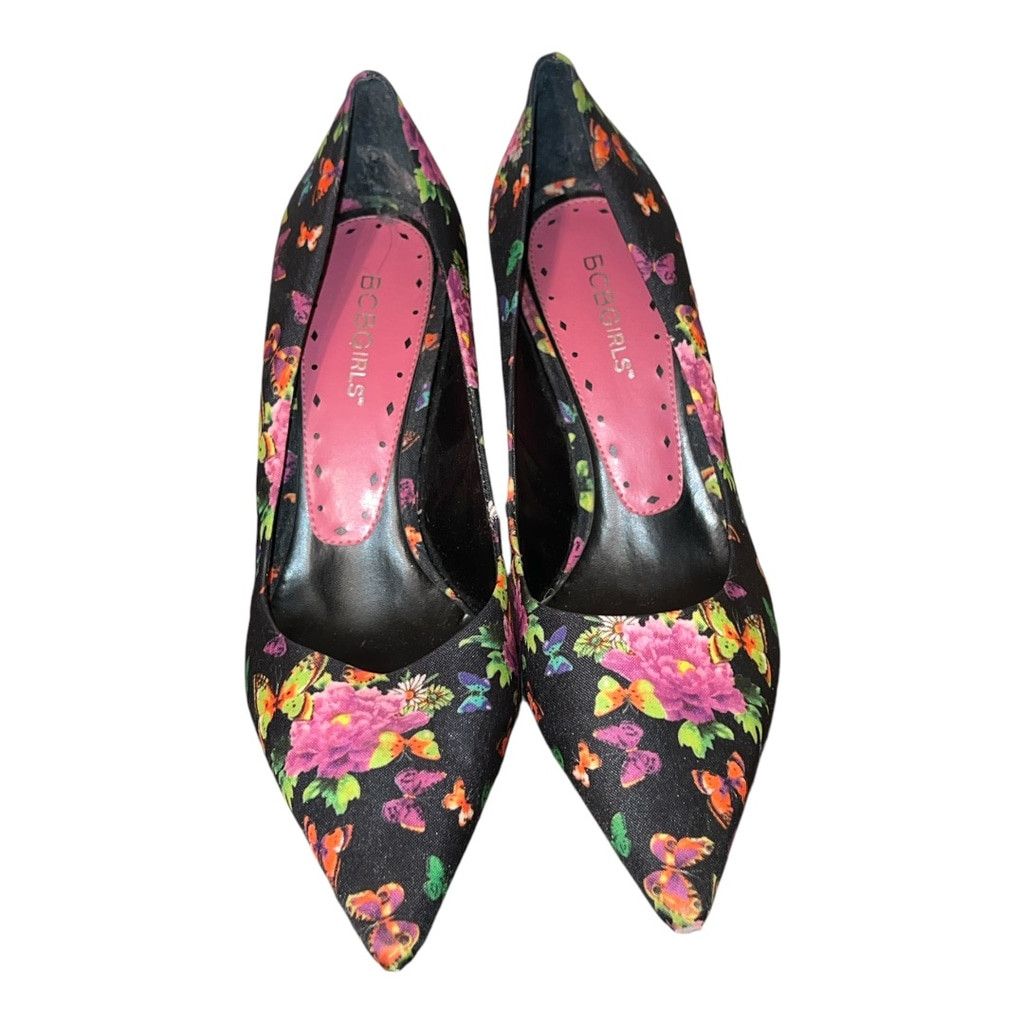 Other BCB Girls Women's Heels, Size 8, Black Multicolor Size US 8 / IT 38 - 2 Thumbnail