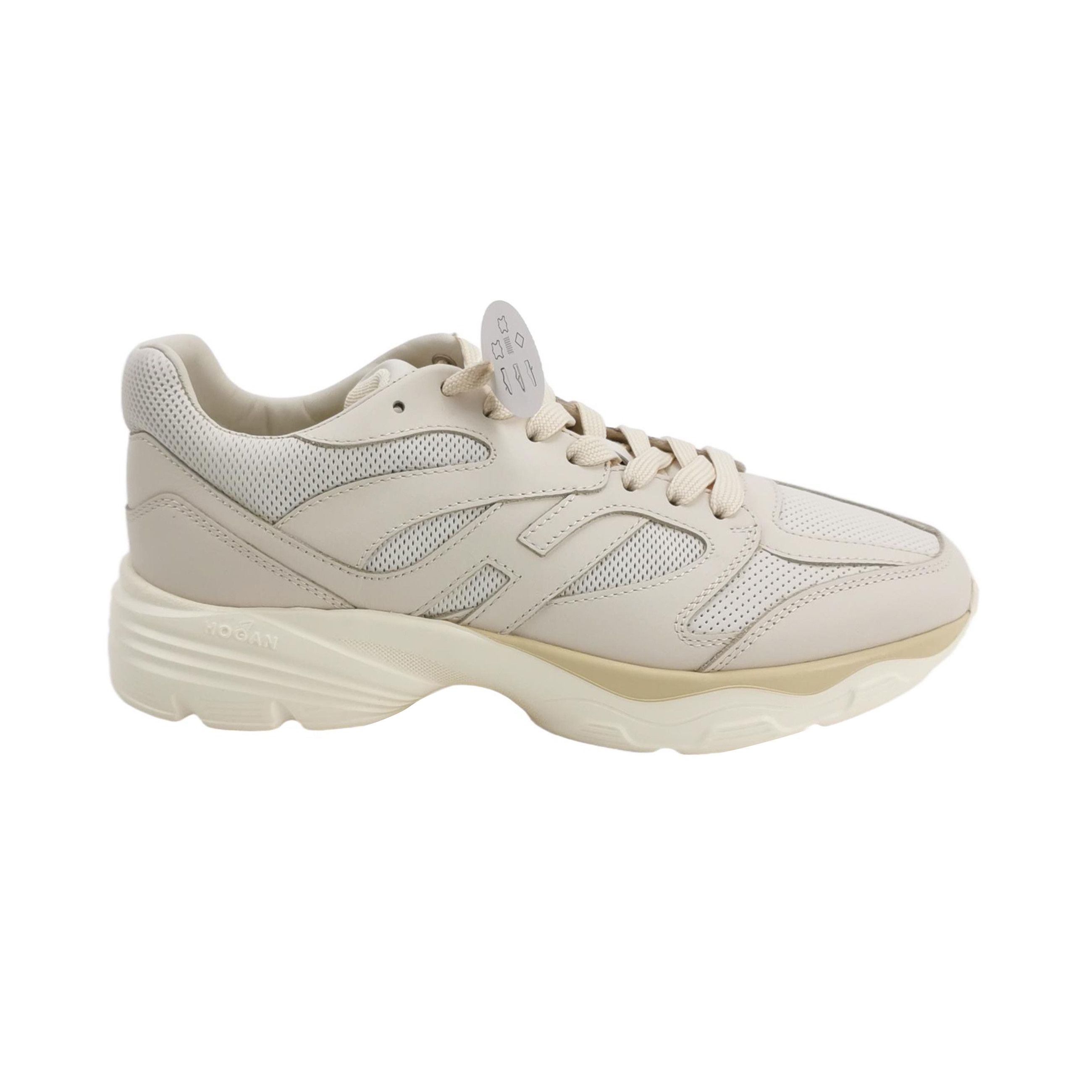 Hogan Hogan Paneled Leather Low-Top Sneakers EU 40.5 Size US 7 / EU 40 - 1 Thumbnail
