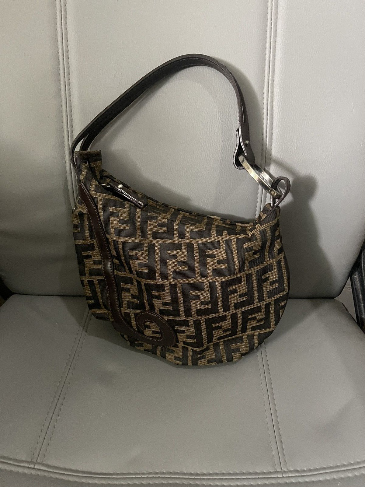 Fendi × Vintage Fendi Zucca Oyster Baguette Size ONE SIZE - 1 Thumbnail
