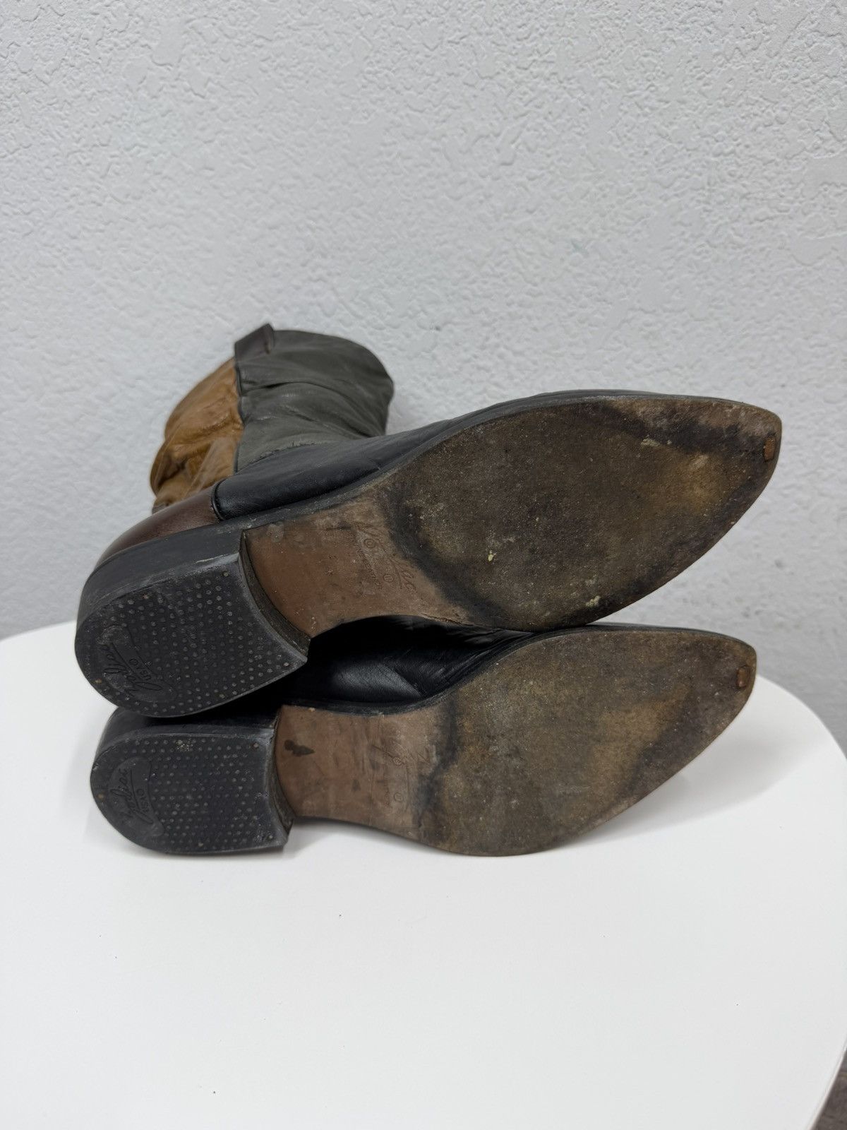 If Six Was Nine AS 98 Vibe Artisan Vintage Leather Western Boots Cowboy Size US 10.5 / EU 43-44 - 8 Thumbnail