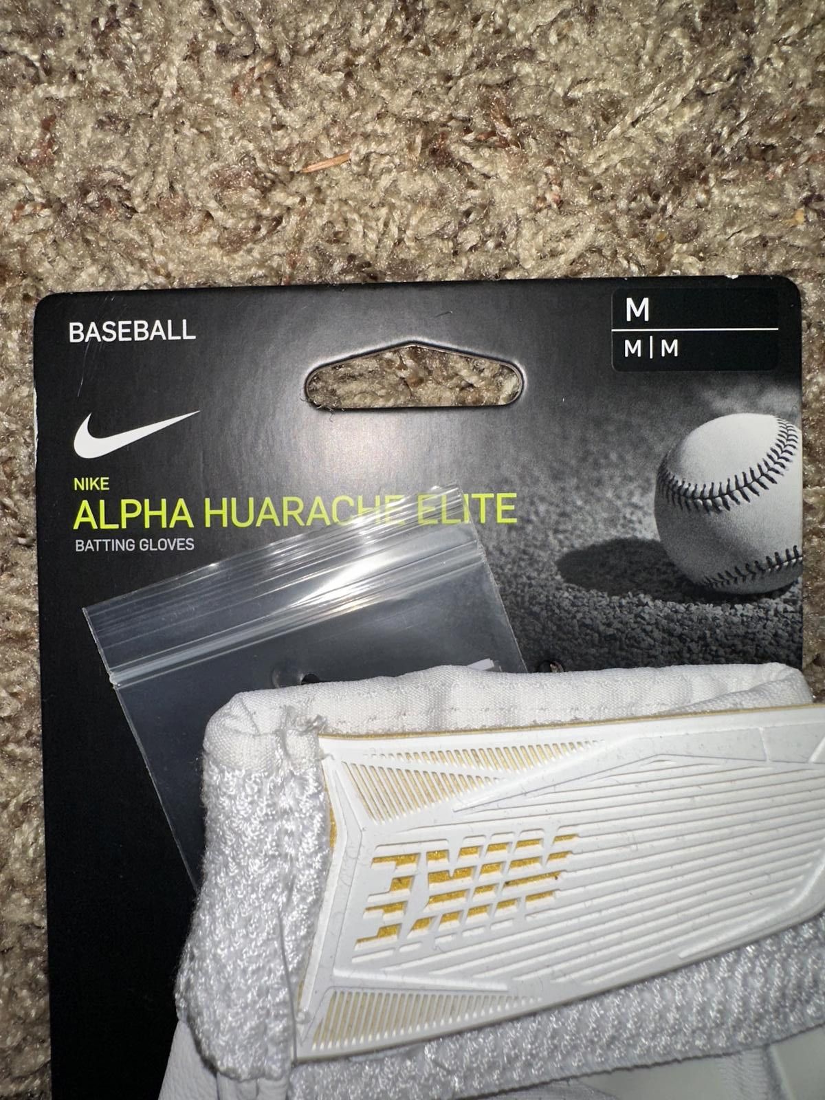 Nike Nike Alpha Huarache Elite Batting Gloves Size ONE SIZE - 6 Thumbnail