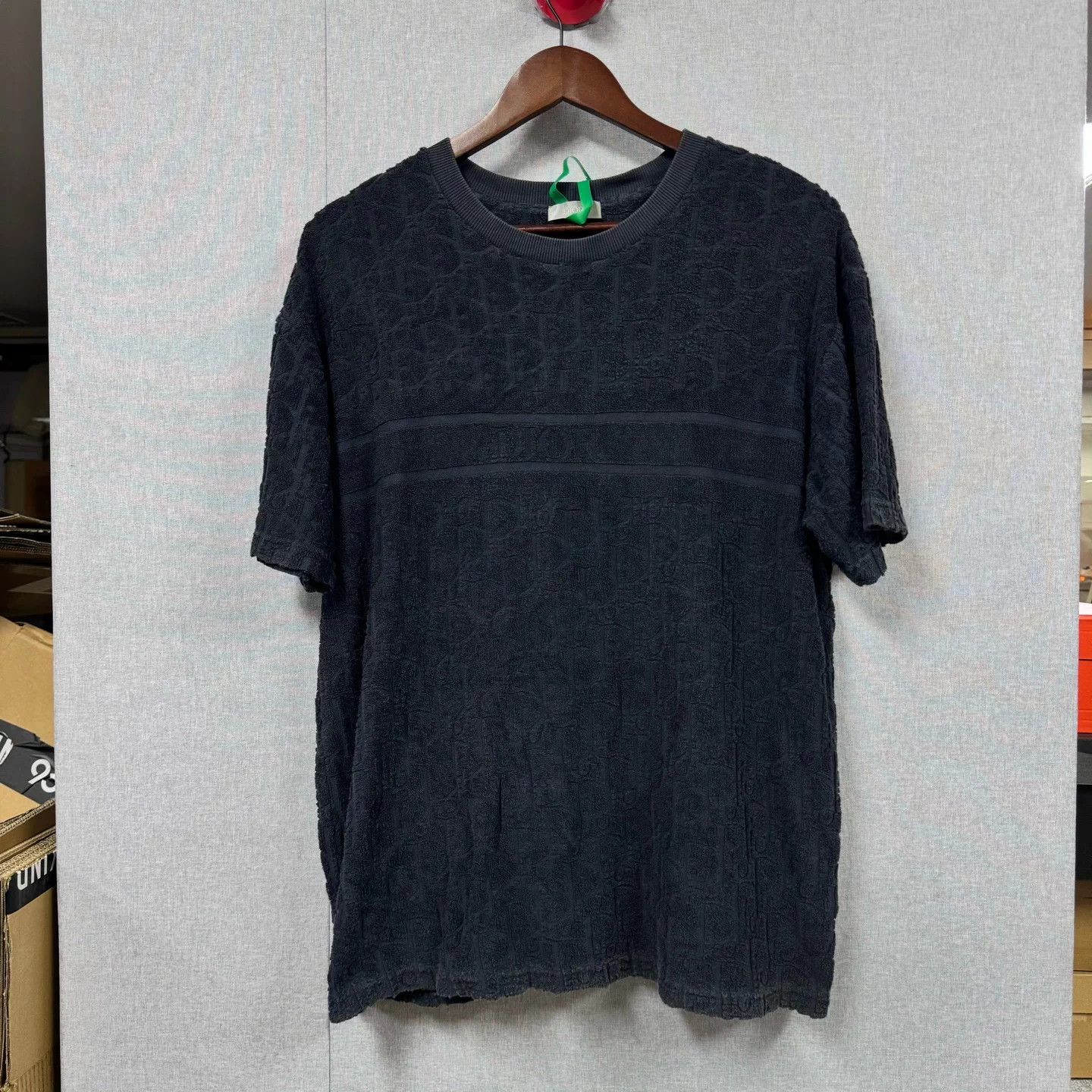 Dior Dior towel tee black allover print size S Size US S / EU 44-46 / 1 - 1 Thumbnail