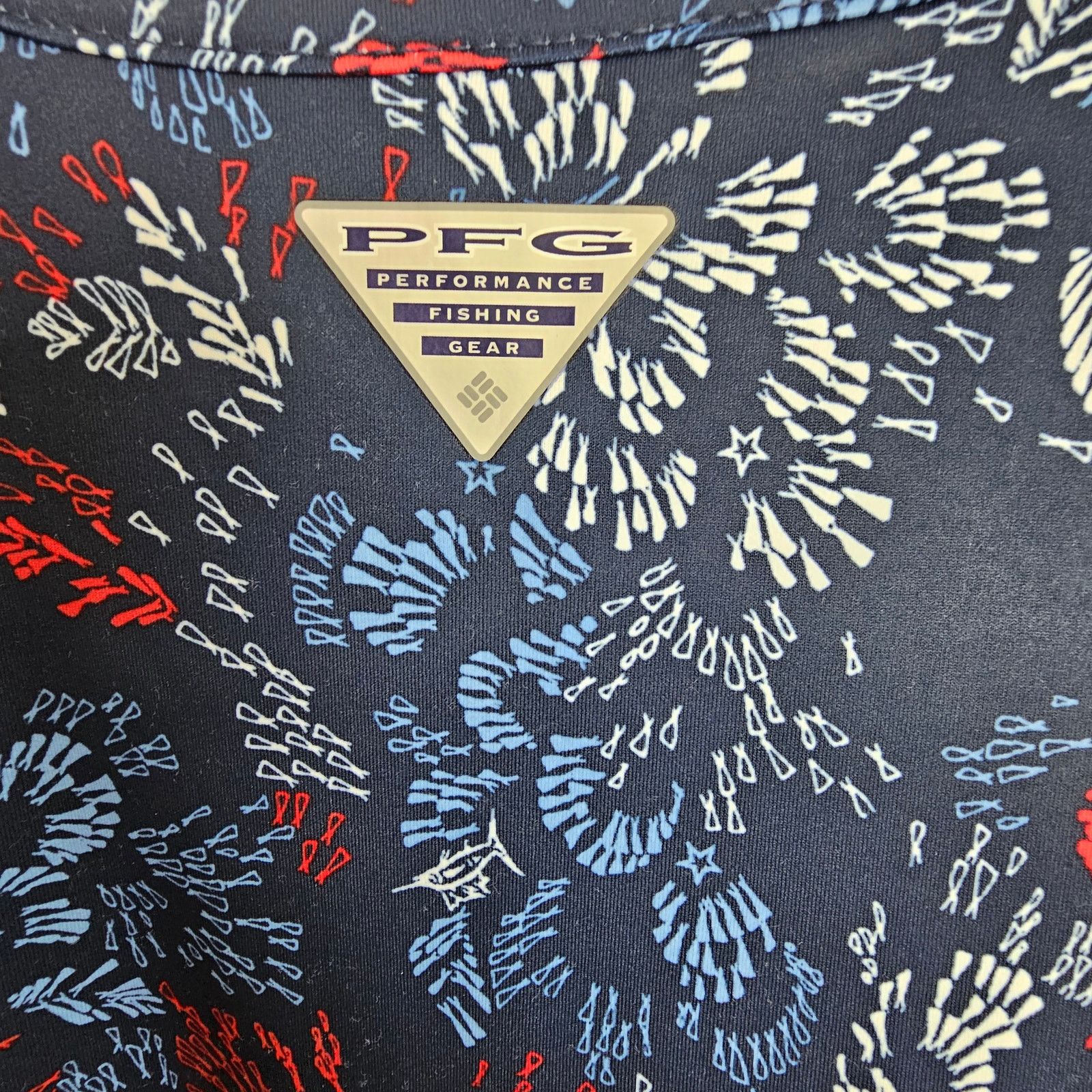 Columbia Columbia PFG Freezer III Dress Fish Print Stretch Lightweigh Size M / US 6-8 / IT 42-44 - 8 Thumbnail