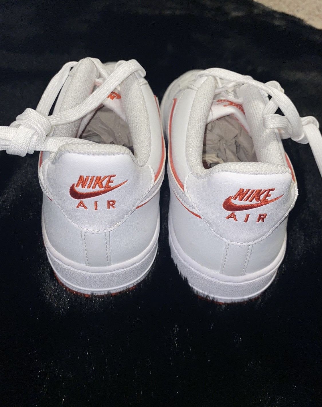 Nike AIR FORCE 1(GS) RED/WHITE Size US 6.5 / EU 39-40 - 6 Thumbnail