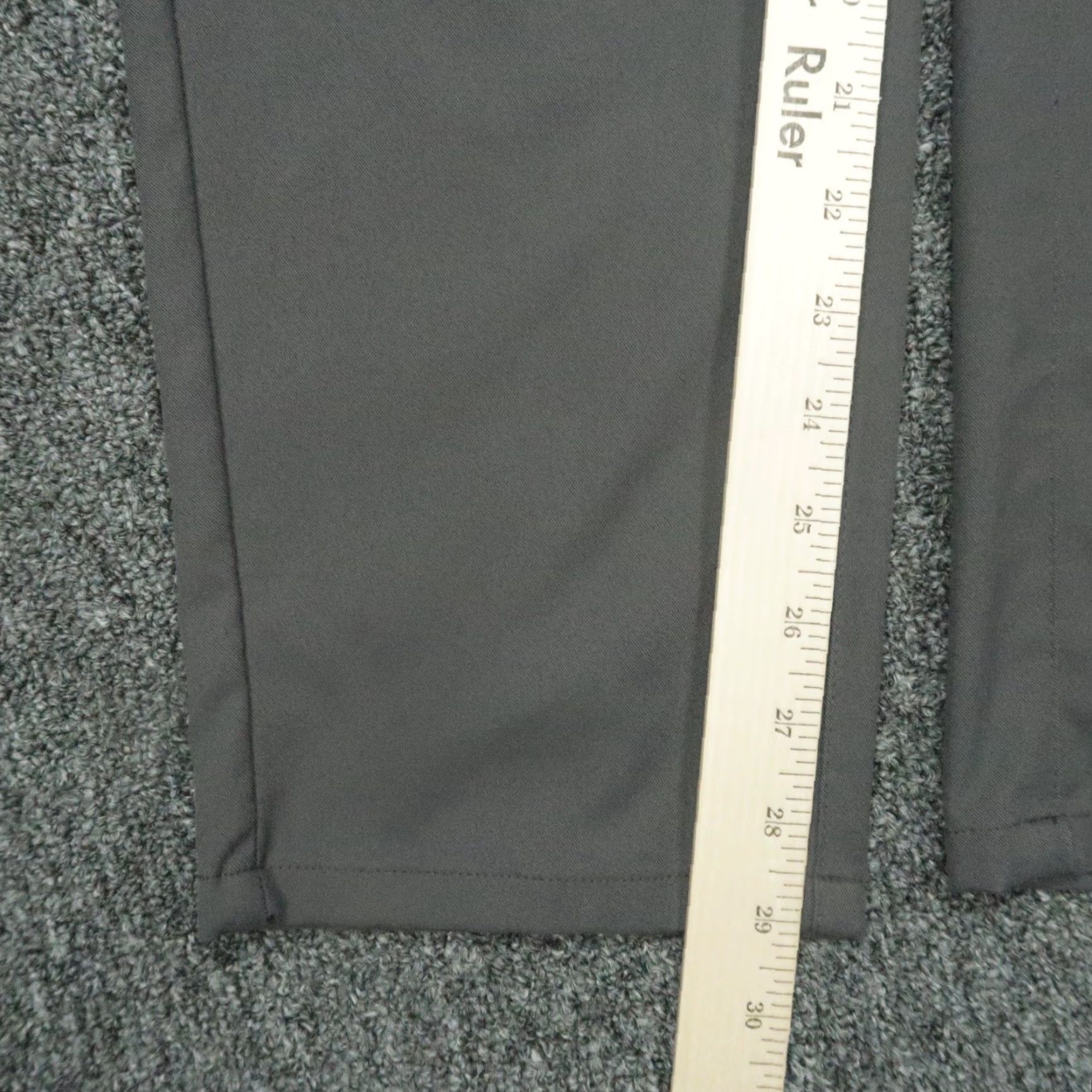 Vintage Jack Archer Pants Men 35x30 Charcoal Gray Jetsetter Tech Chino Trouser Travel Casual Workwear Summer Spring Fall 35in Gray Regular George? Size US 35 - 7 Thumbnail