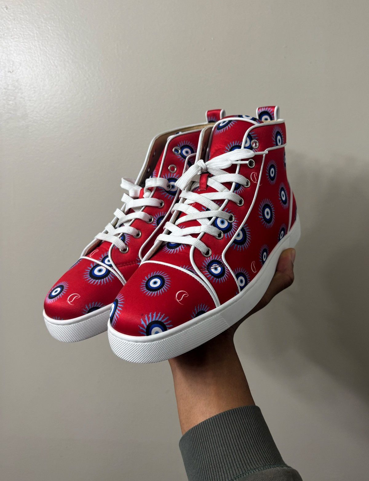 Christian Louboutin Evil Eye Orlato Sneaker Size US 10.5 / EU 43-44 - 1 Thumbnail